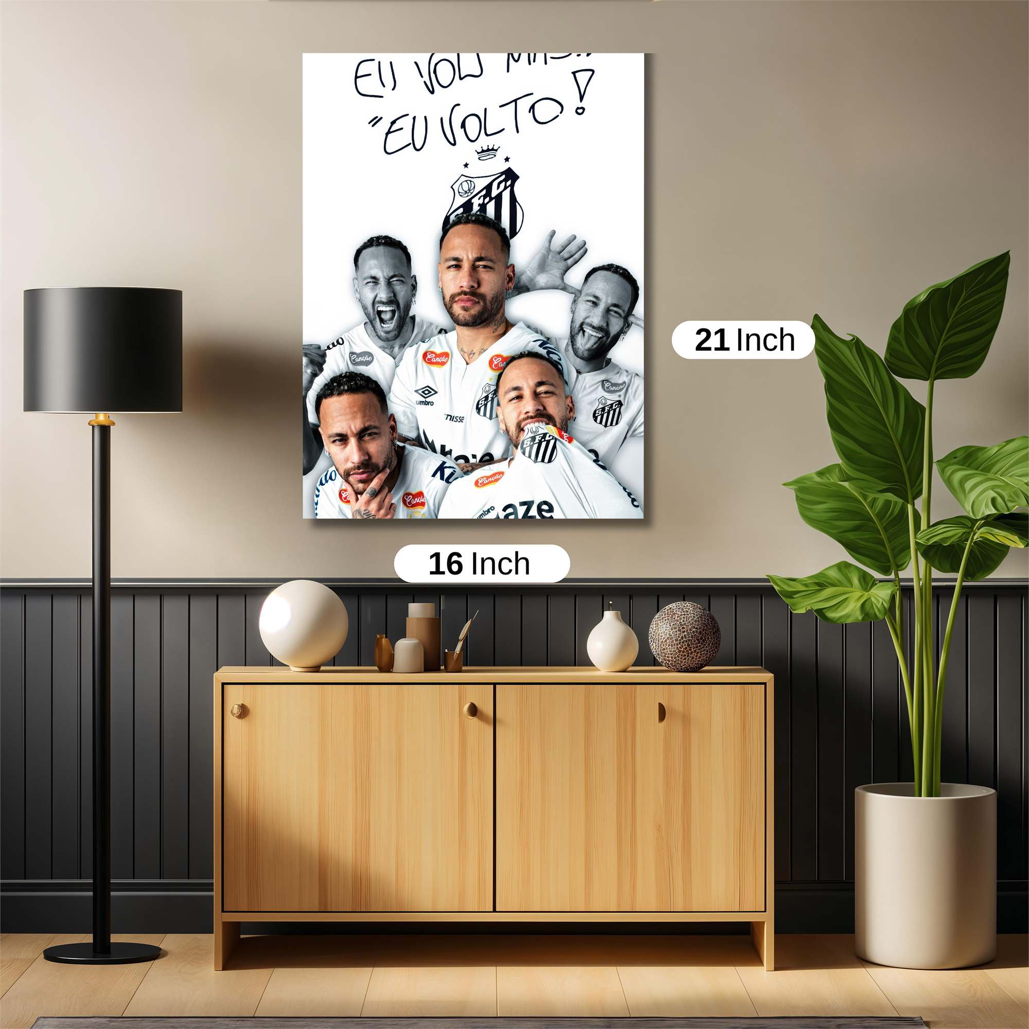 Neymar Returns Safe Wall Magnetic / M