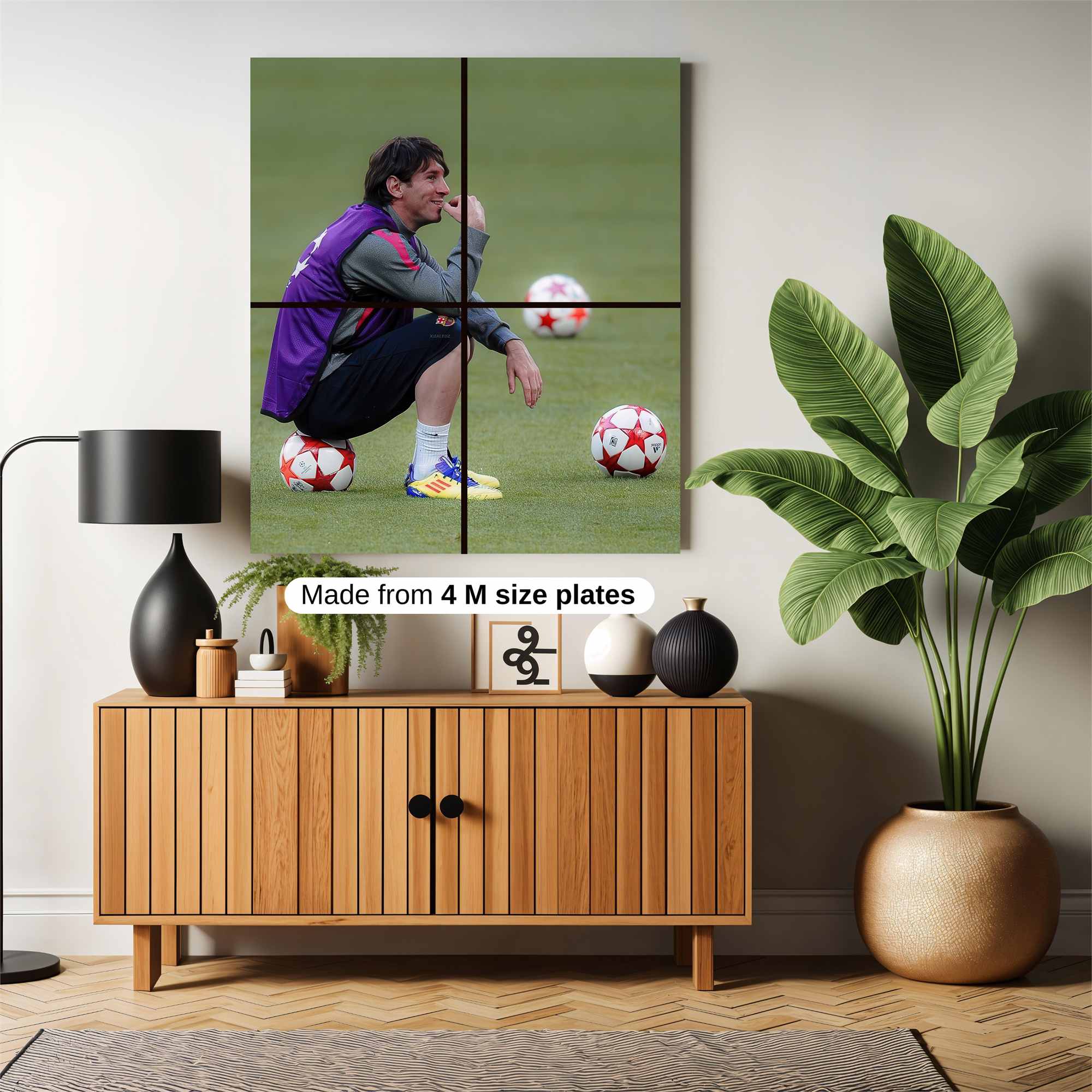 Messi Pensive Safe Wall Magnetic / M