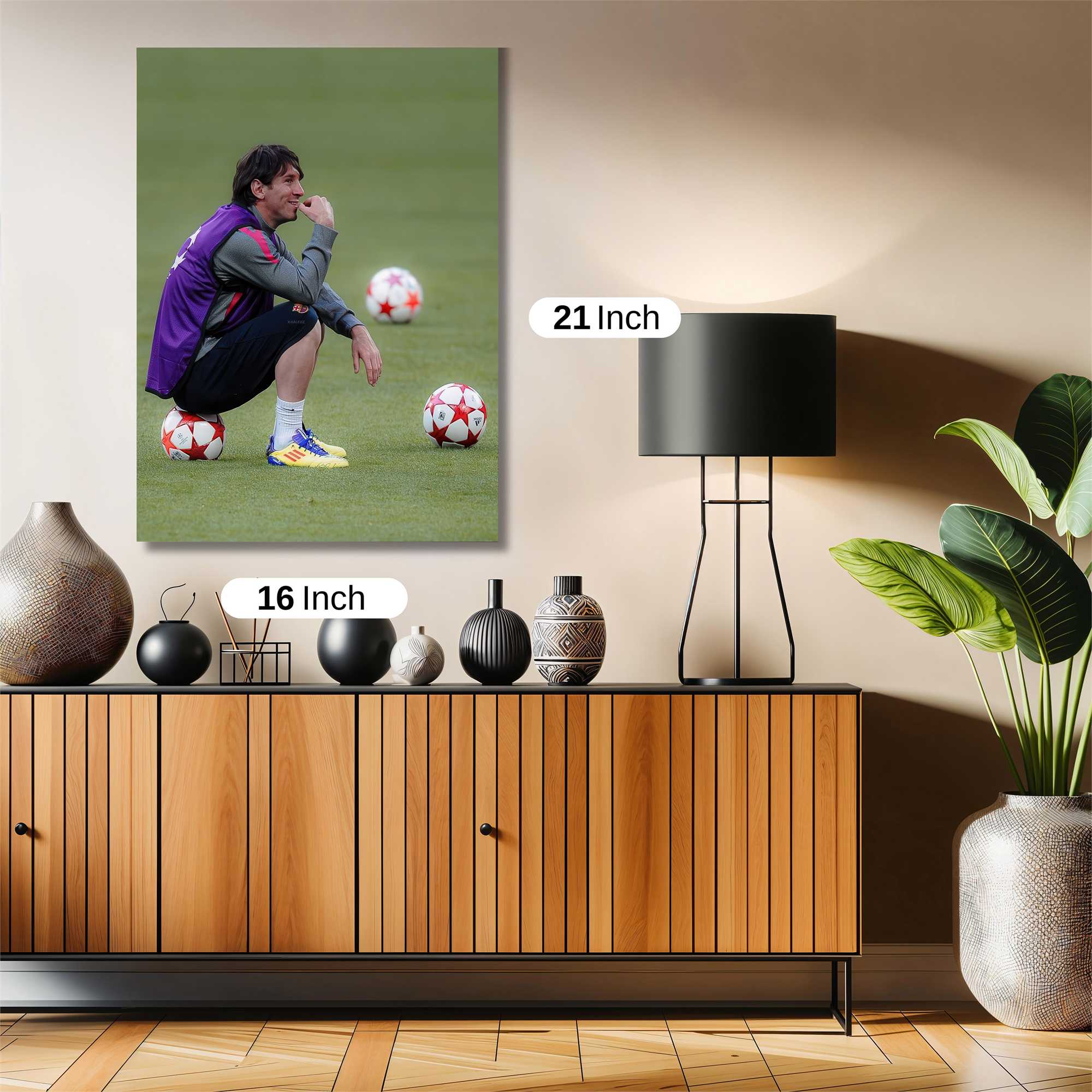 Messi Pensive Safe Wall Magnetic / M