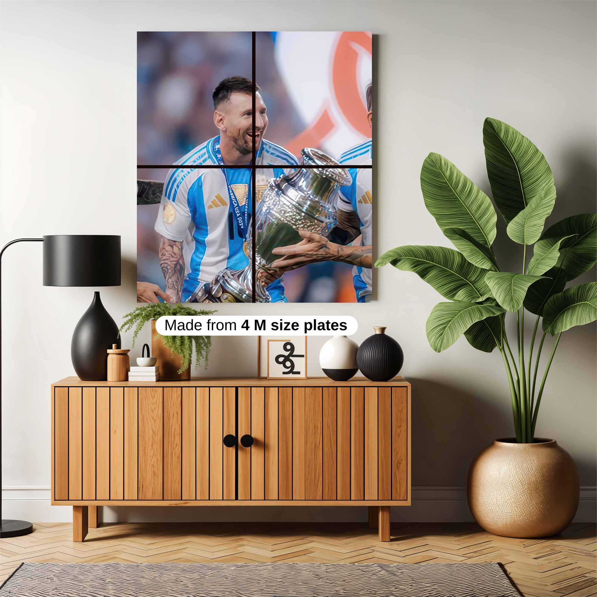 Messi Triumphant Safe Wall Magnetic / M
