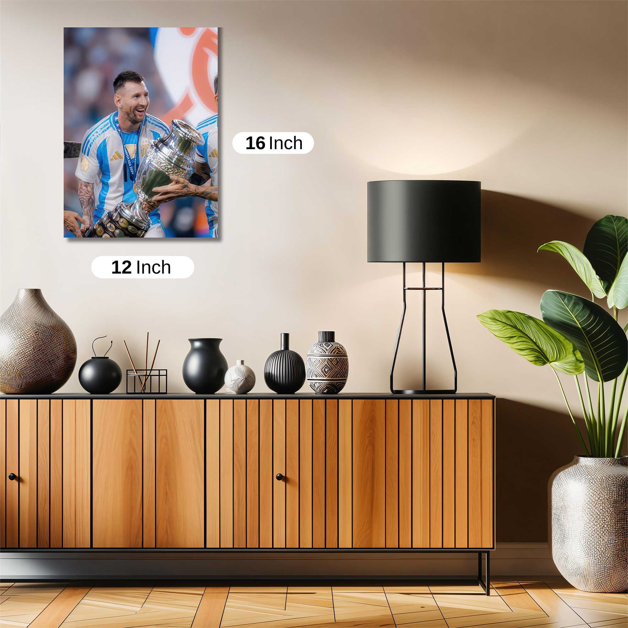 Messi Triumphant Safe Wall Magnetic / M