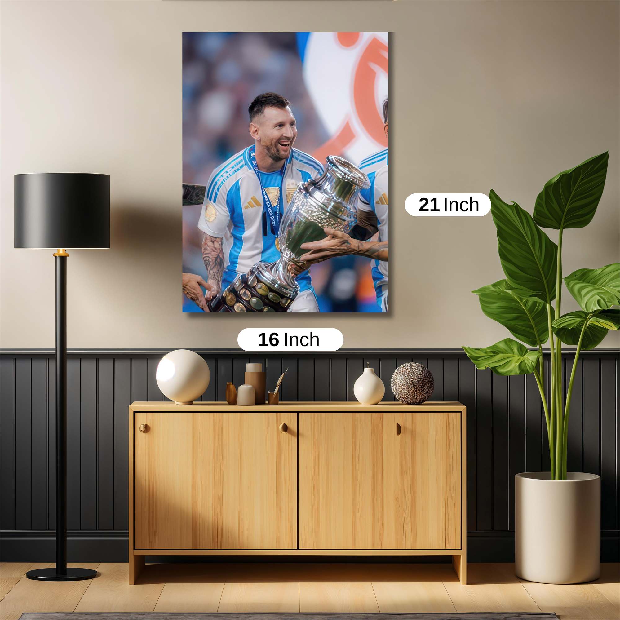 Messi Triumphant Safe Wall Magnetic / M