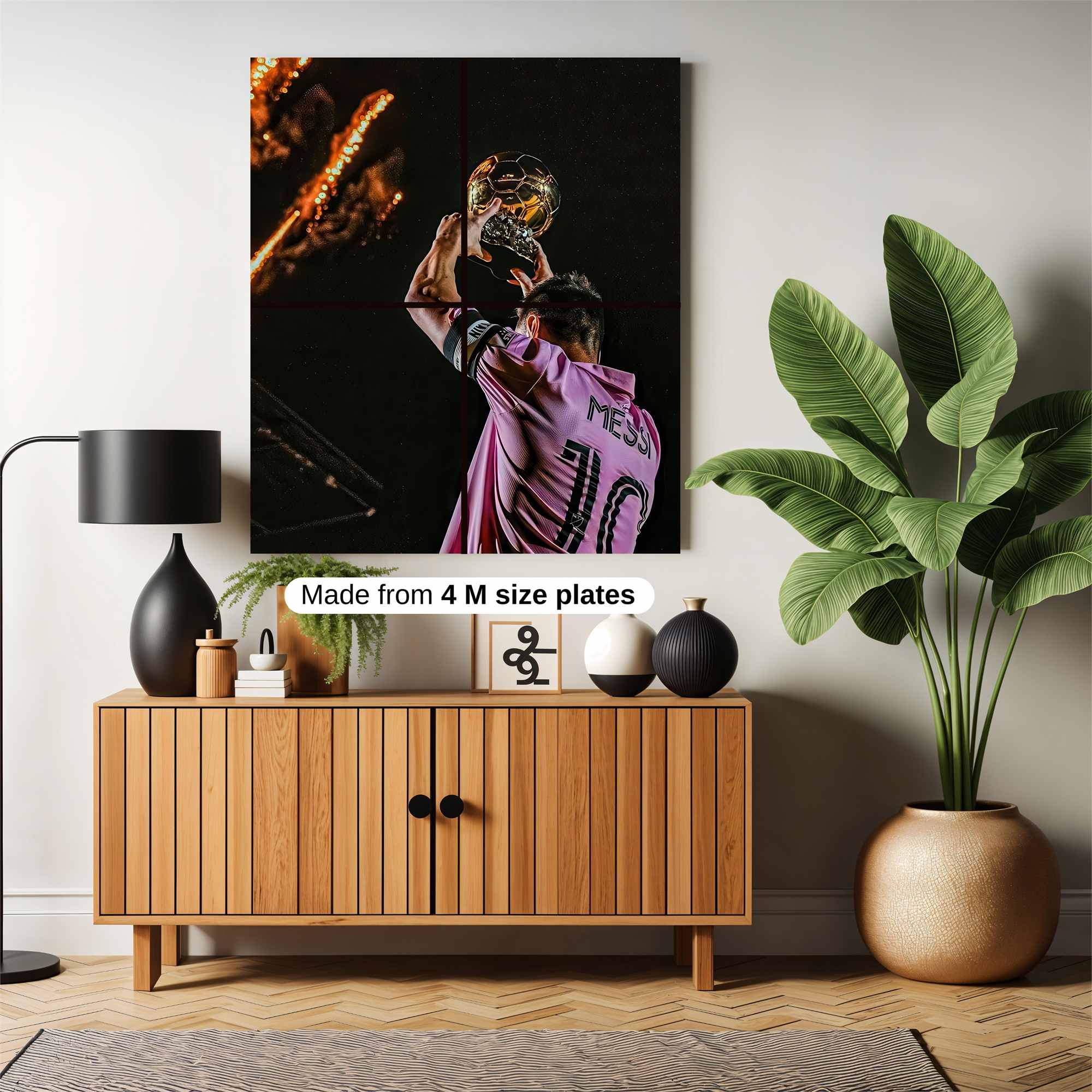 Messi Triumphant Safe Wall Magnetic / M