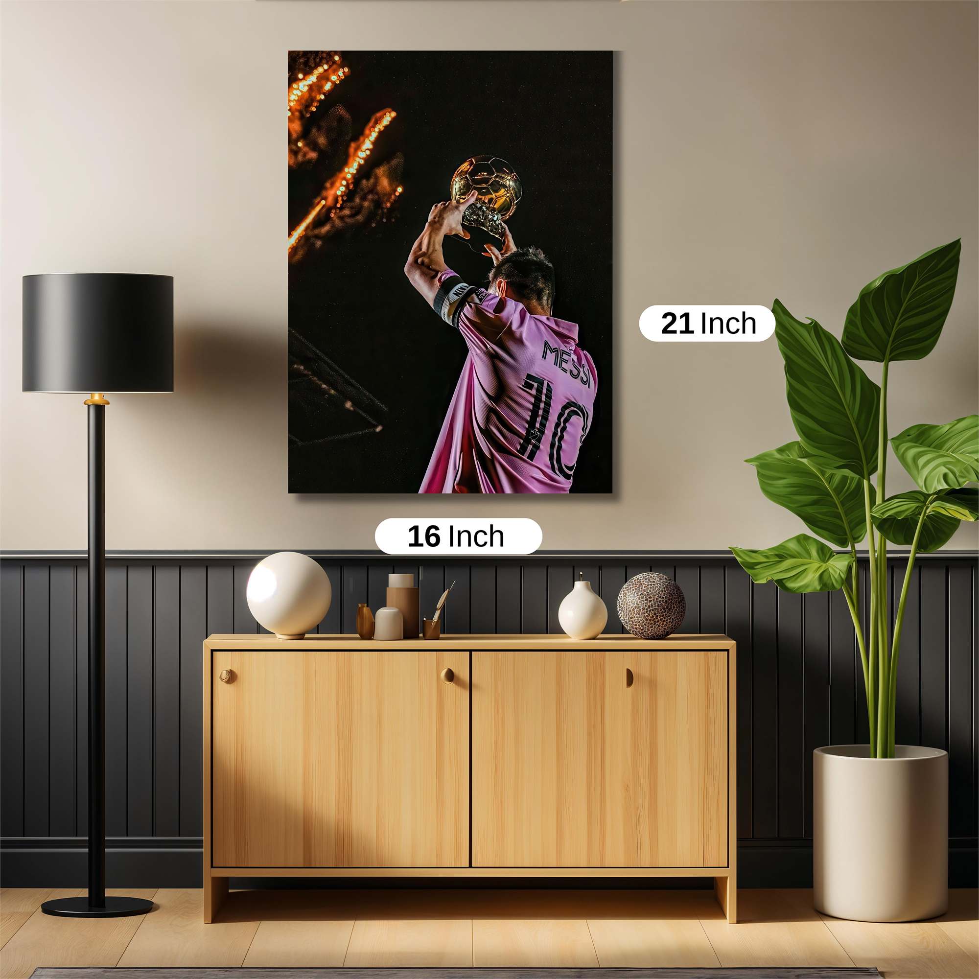 Messi Triumphant Safe Wall Magnetic / M