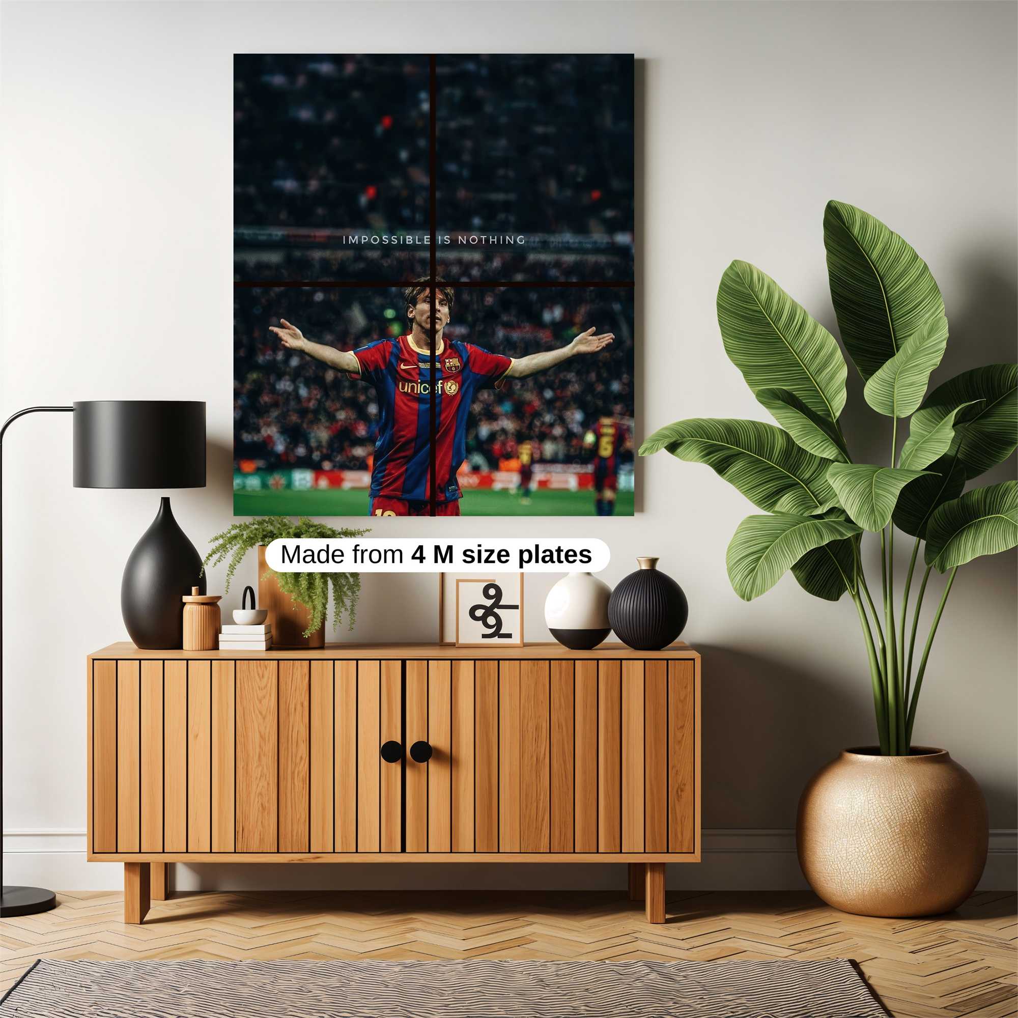 Messi Triumphant Safe Wall Magnetic / M