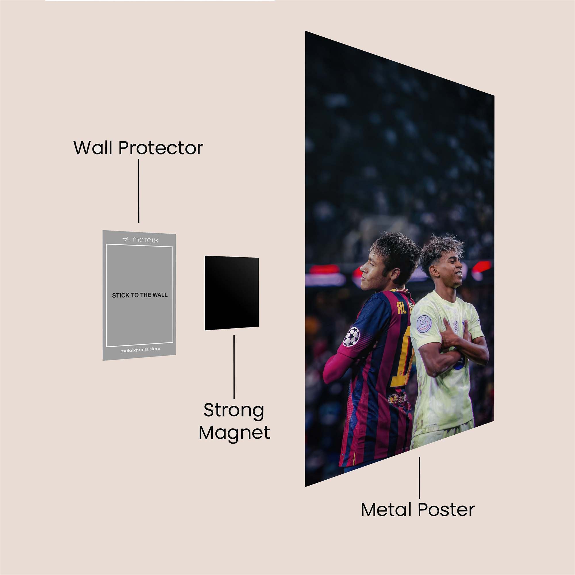 Neymar Intense Safe Wall Magnetic / M