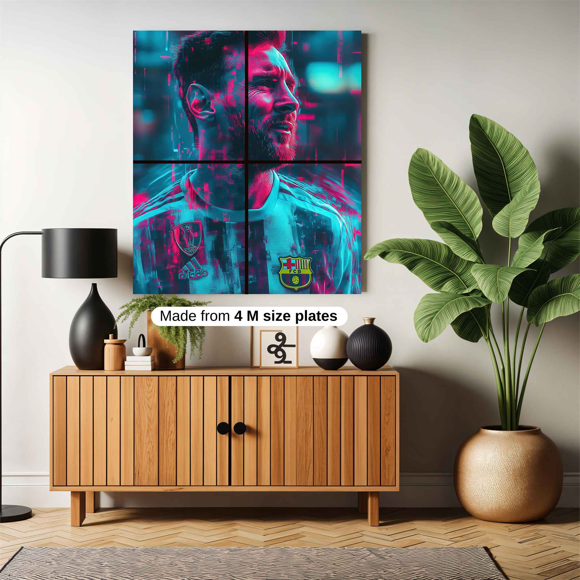 Messi Vibrant Safe Wall Magnetic / M