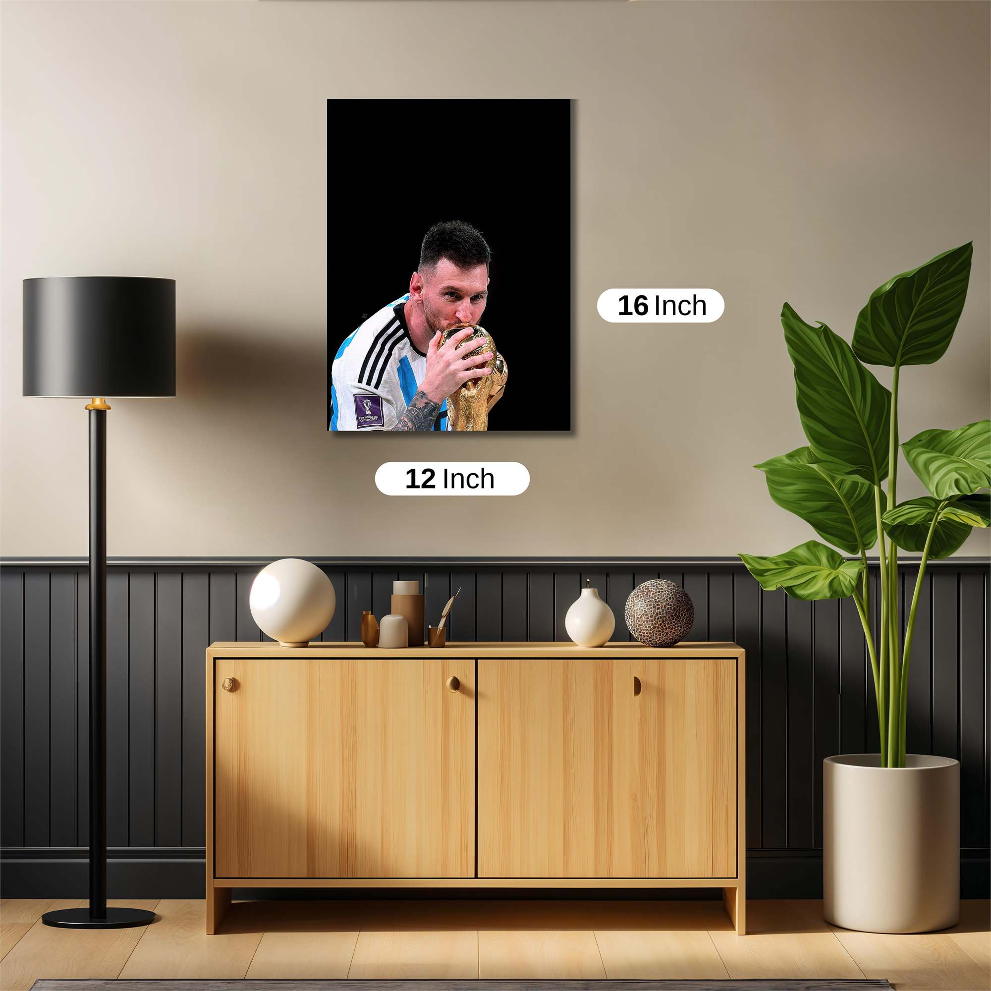 Messi Triumphant Safe Wall Magnetic / M