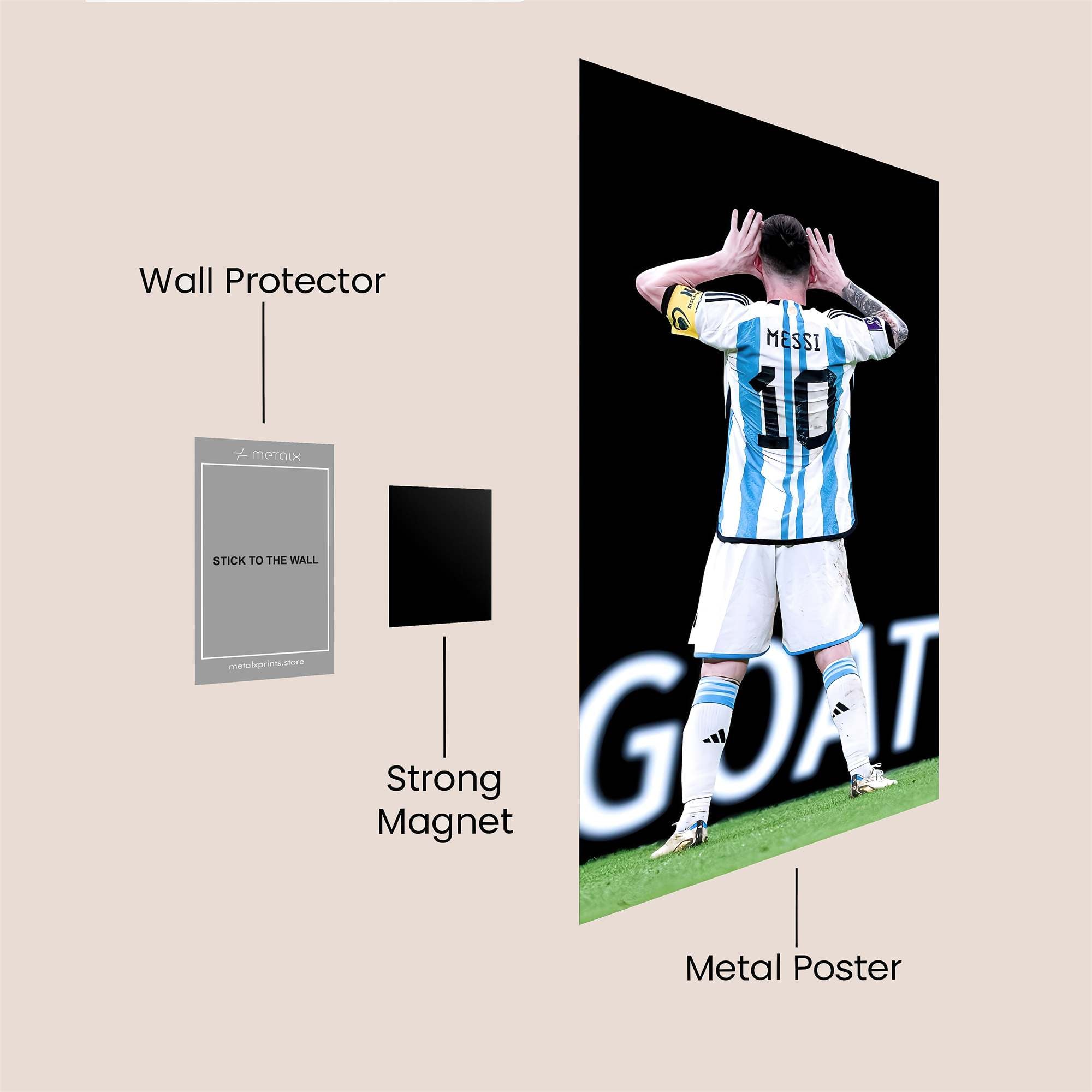 Messi Ecstasy Safe Wall Magnetic / M