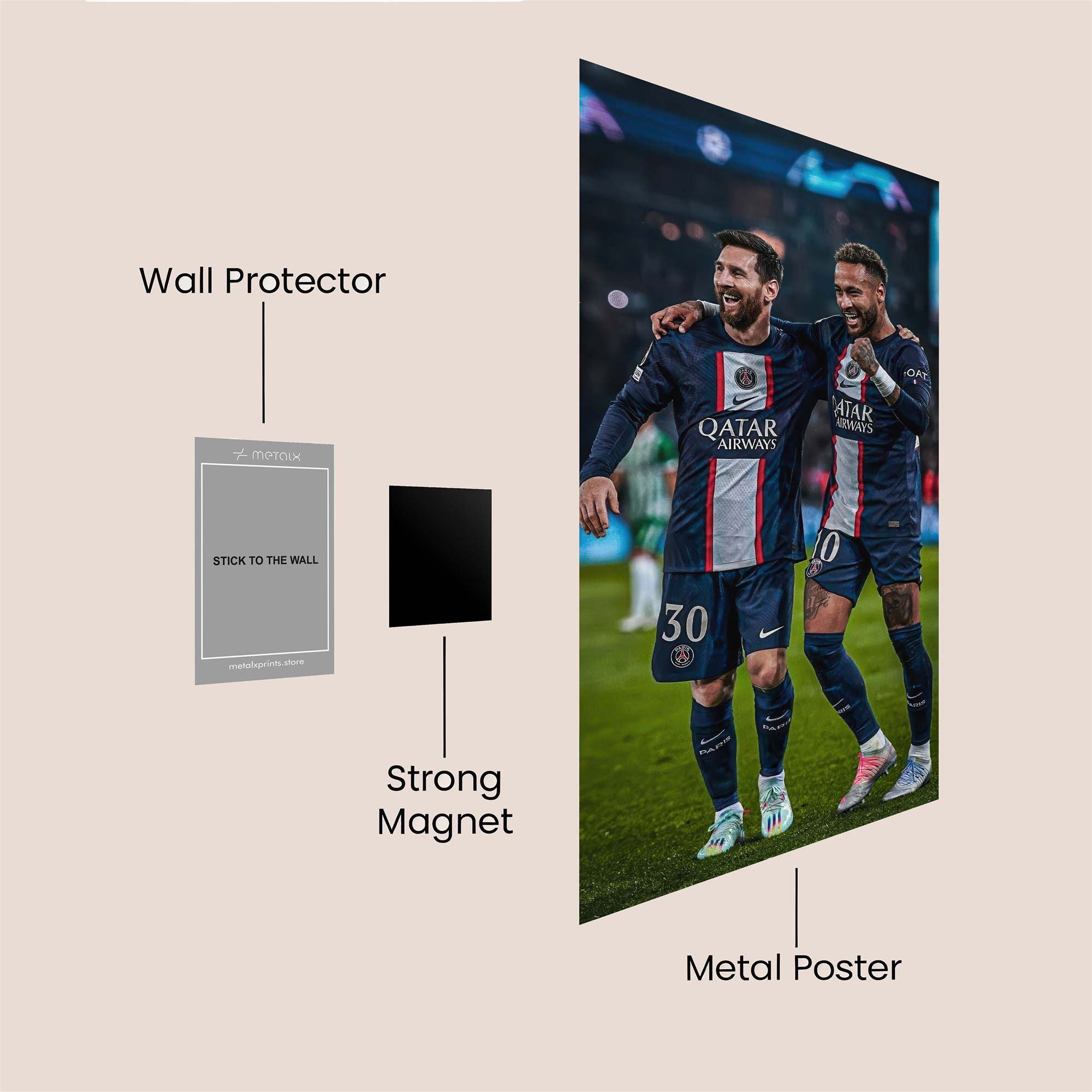 Messi Joyful Safe Wall Magnetic / M