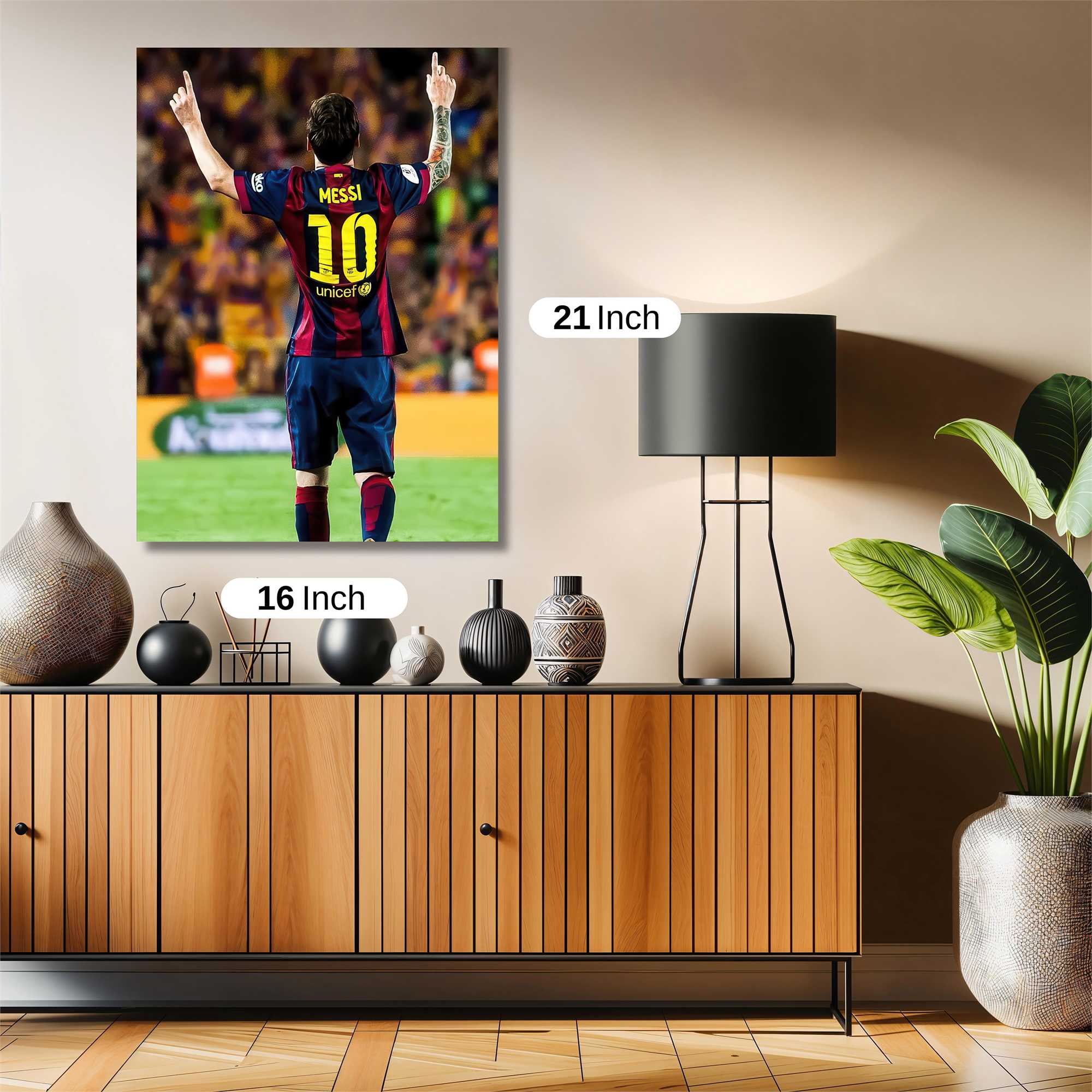 Messi Triumphant Safe Wall Magnetic / M