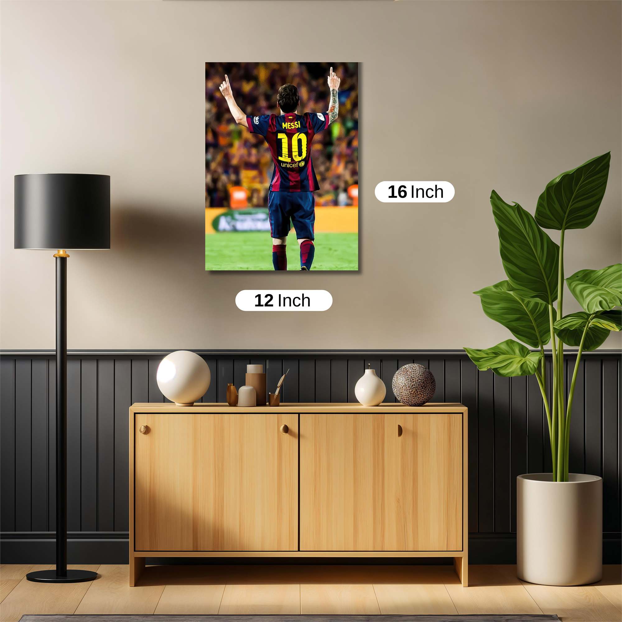 Messi Triumphant Safe Wall Magnetic / M