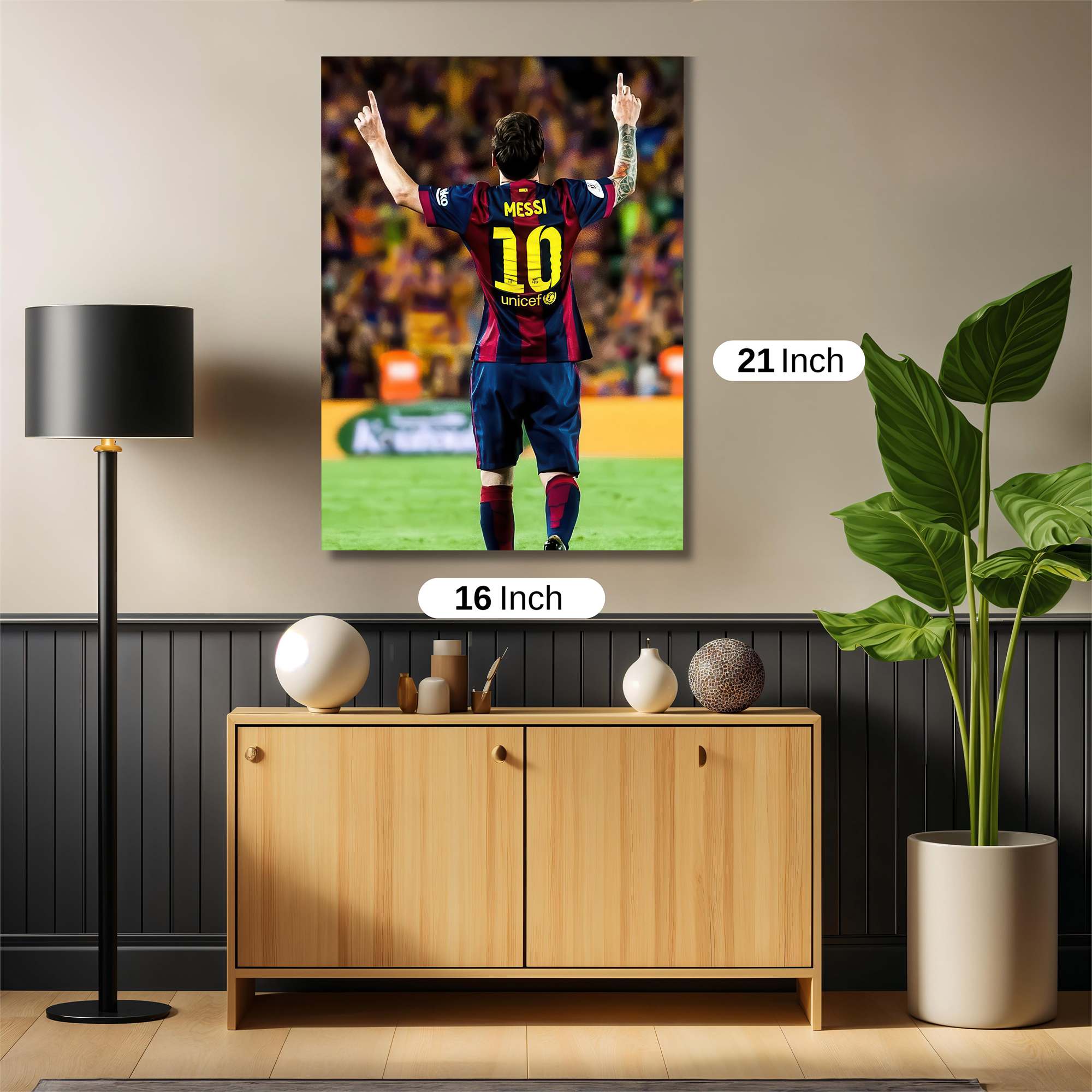 Messi Triumphant Safe Wall Magnetic / M