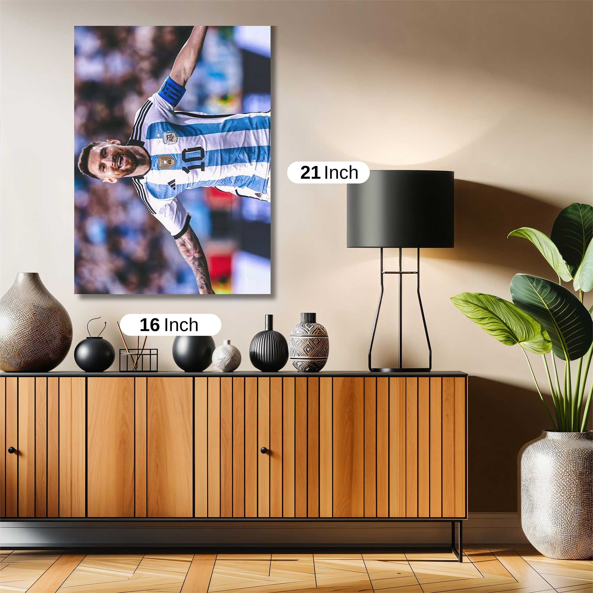 Messi Triumphant Safe Wall Magnetic / M