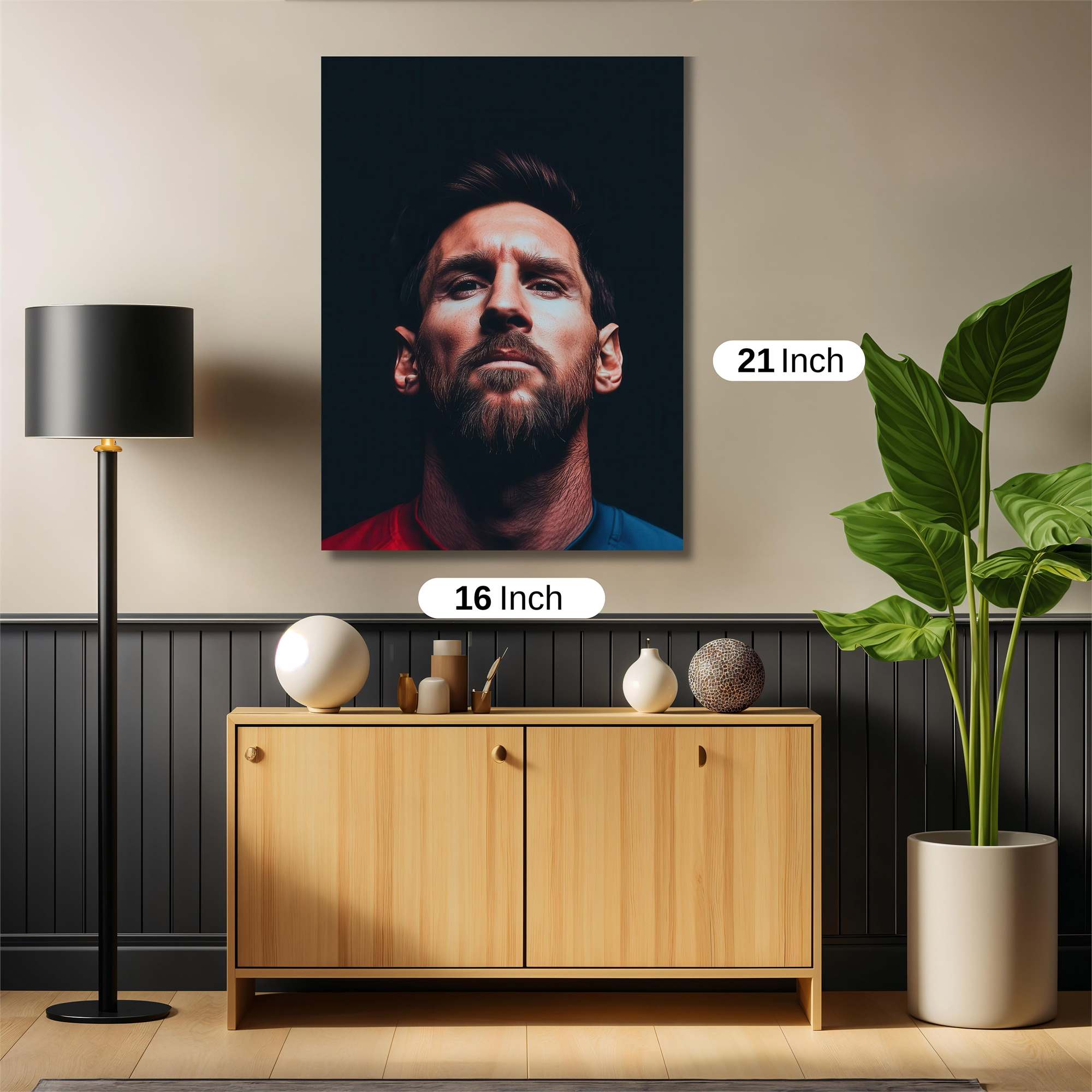 Messi Resolute Safe Wall Magnetic / M