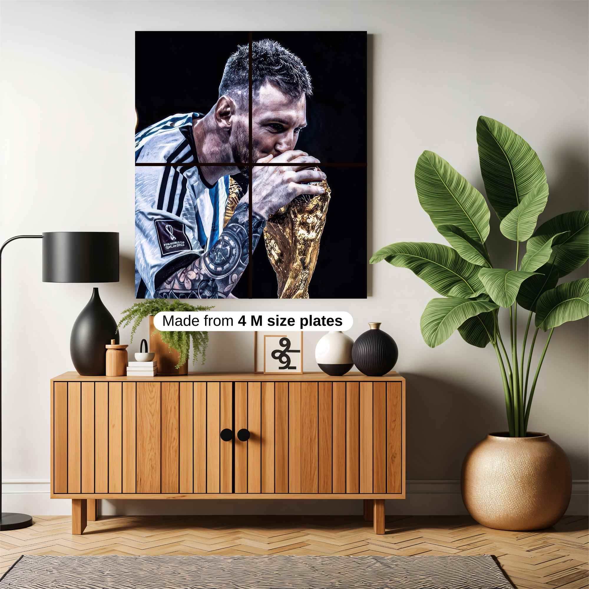 Messi Triumphant Safe Wall Magnetic / M