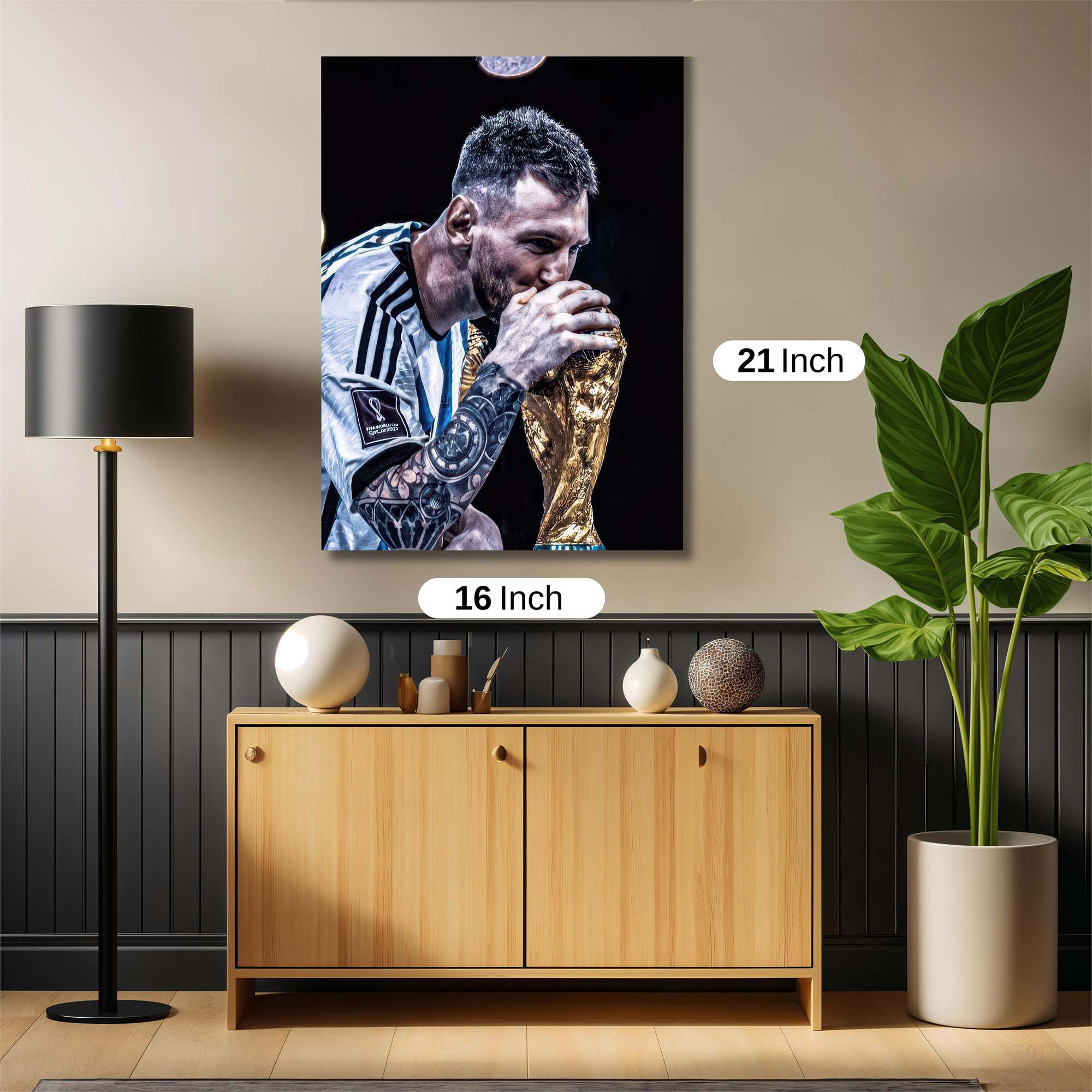 Messi Triumphant Safe Wall Magnetic / M