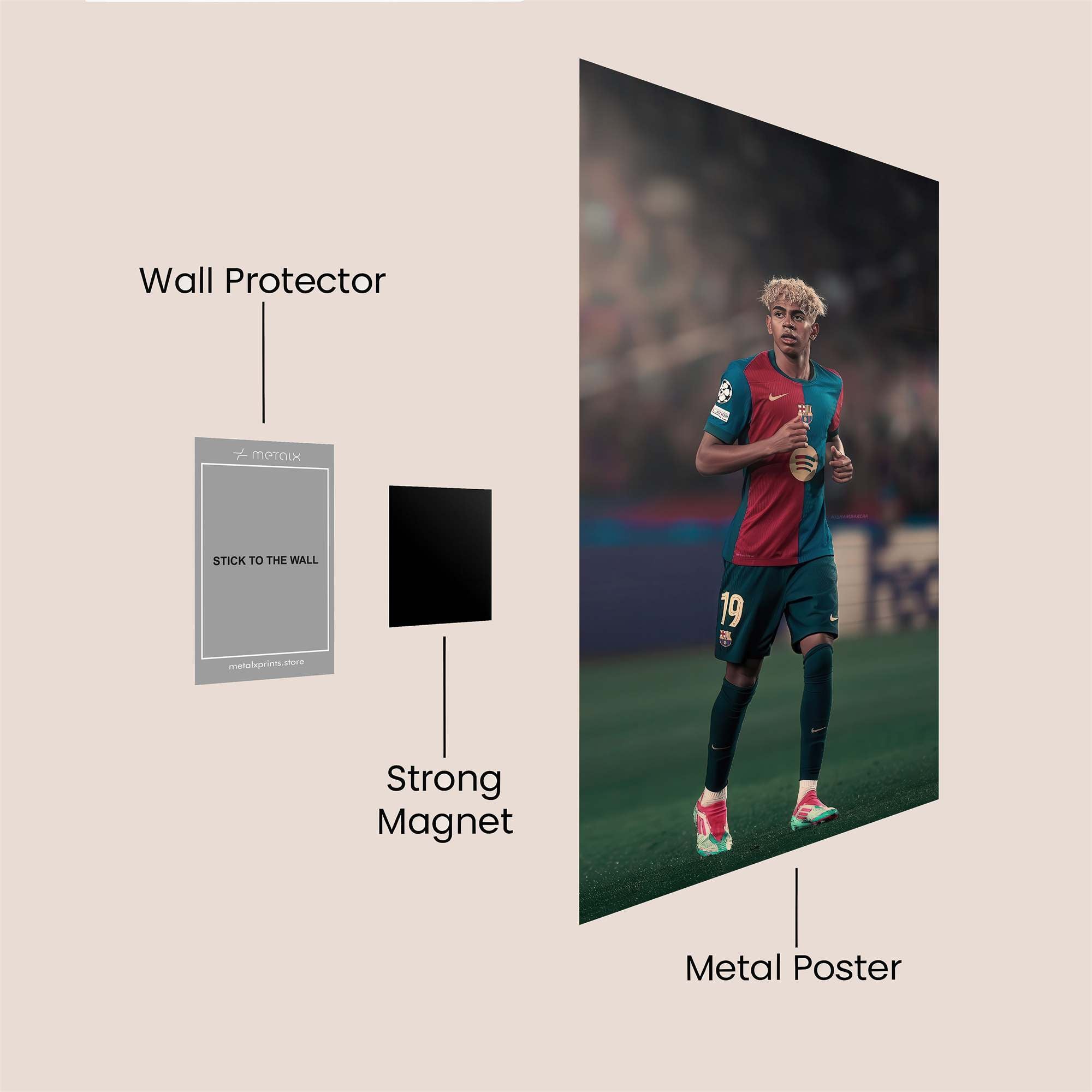Ansu Elated Safe Wall Magnetic / M