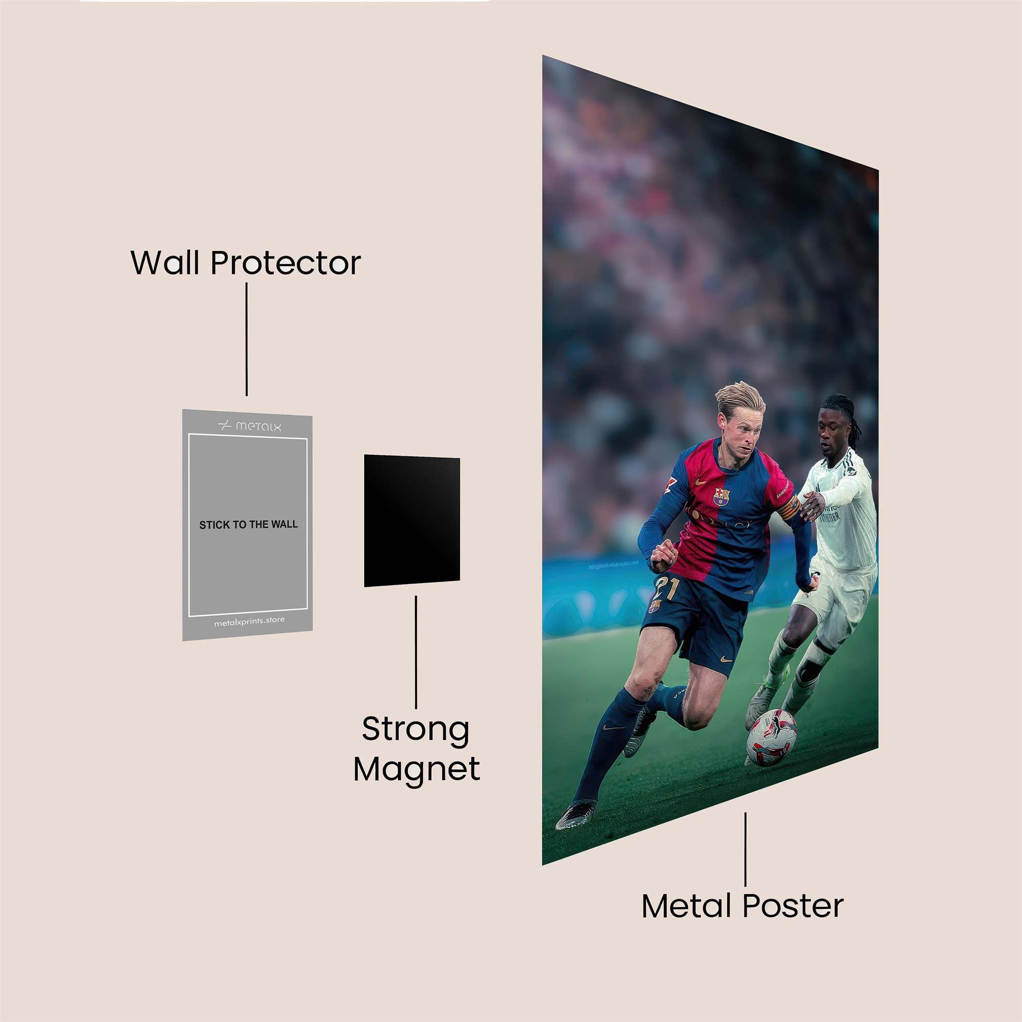 Messi Majestic Safe Wall Magnetic / M