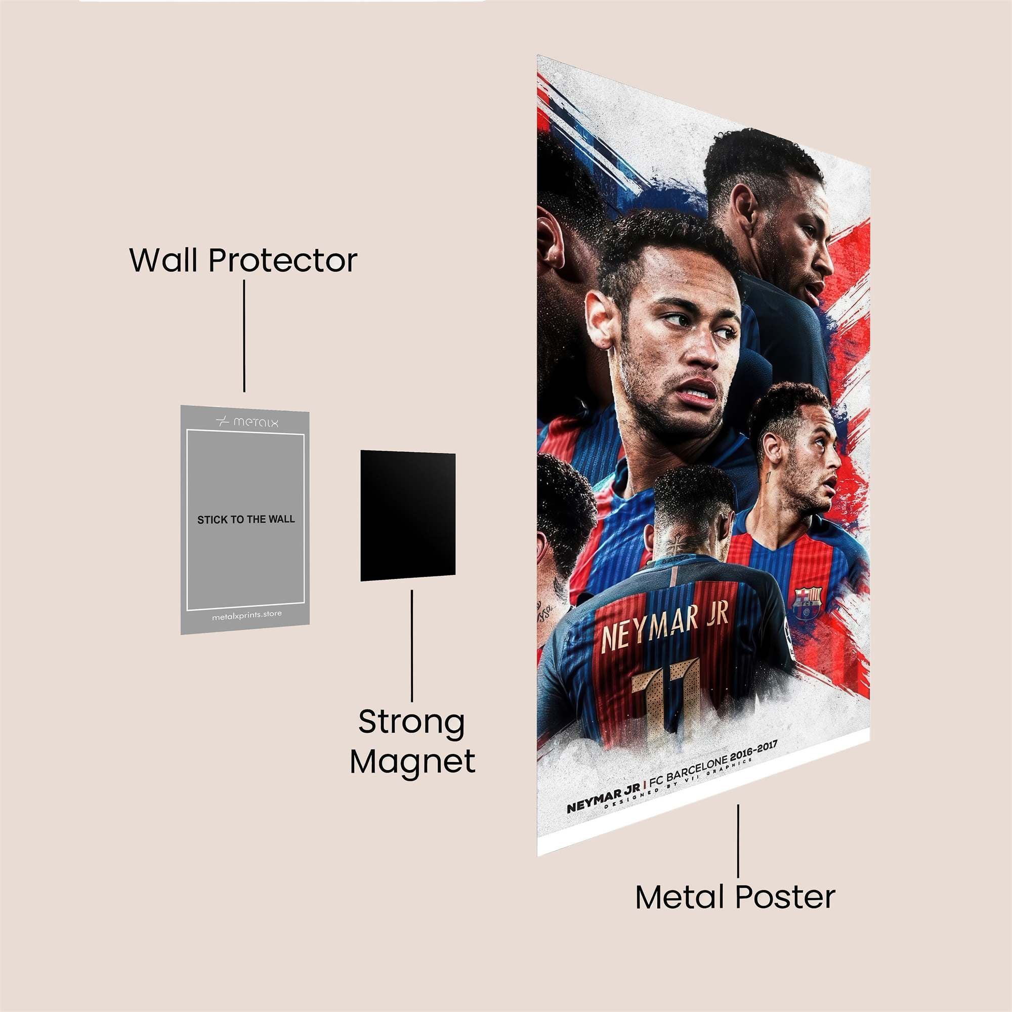 Neymar Dynamic Safe Wall Magnetic / M