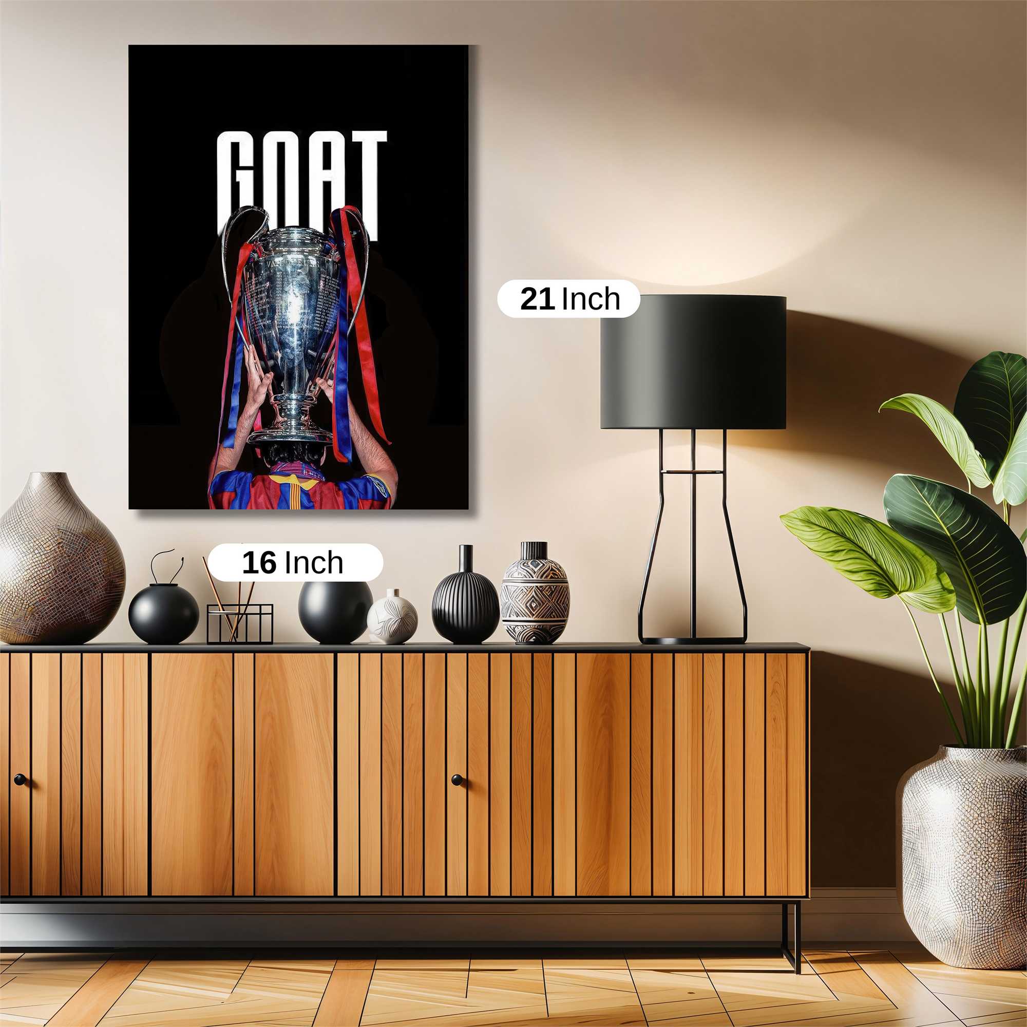 Messi Triumphant Safe Wall Magnetic / M