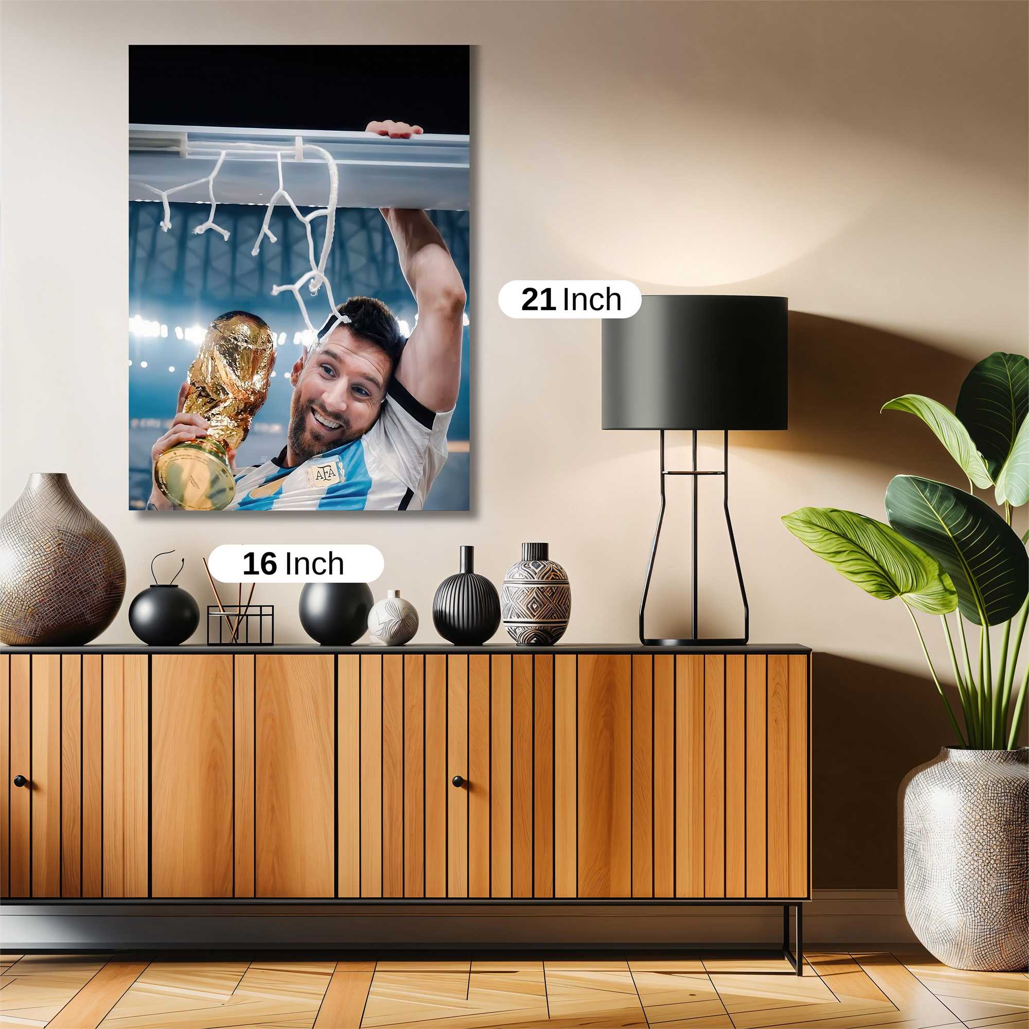 Messi Triumphant Safe Wall Magnetic / M