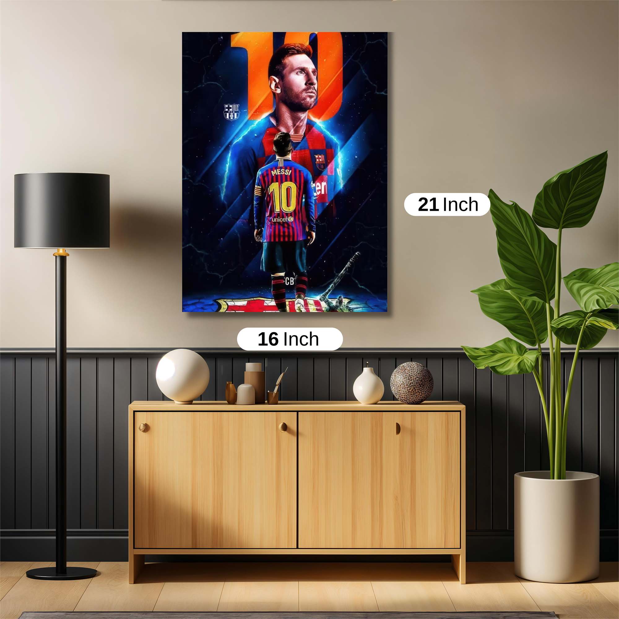 Messi Majestic Safe Wall Magnetic / M