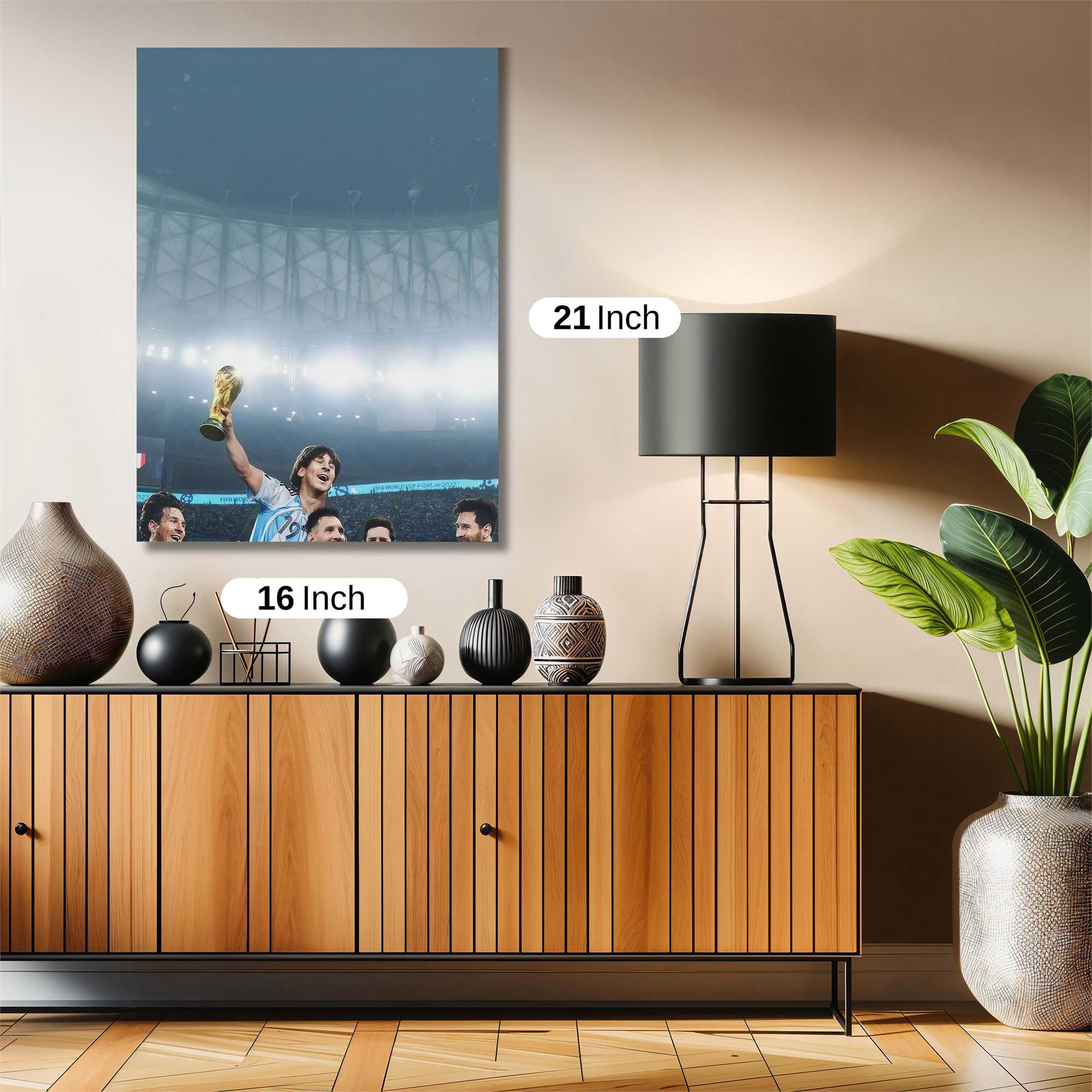 Messi Triumphant Safe Wall Magnetic / M