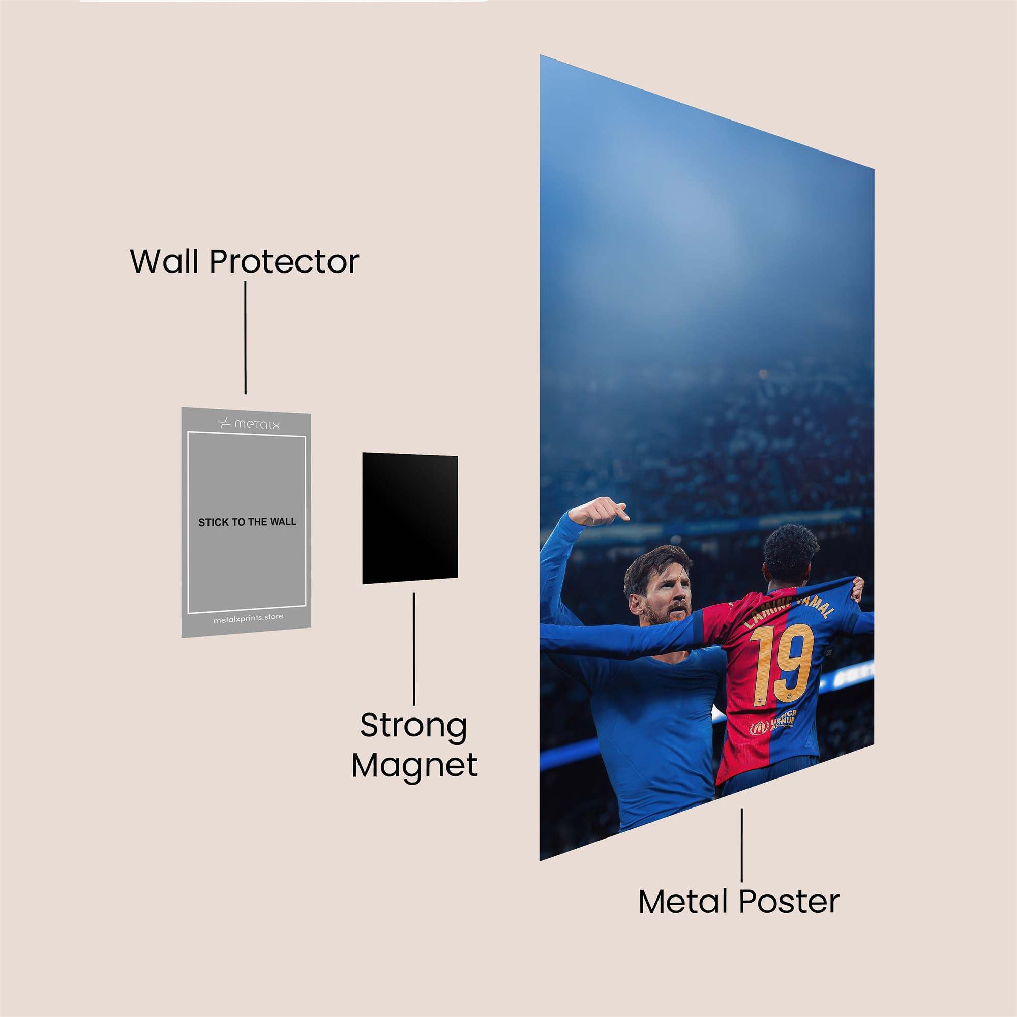 Messi Euphoria Safe Wall Magnetic / M
