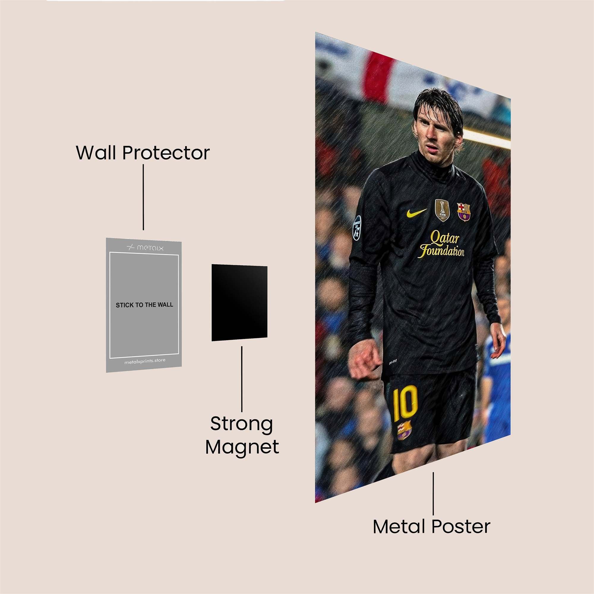 Messi Focused Safe Wall Magnetic / M