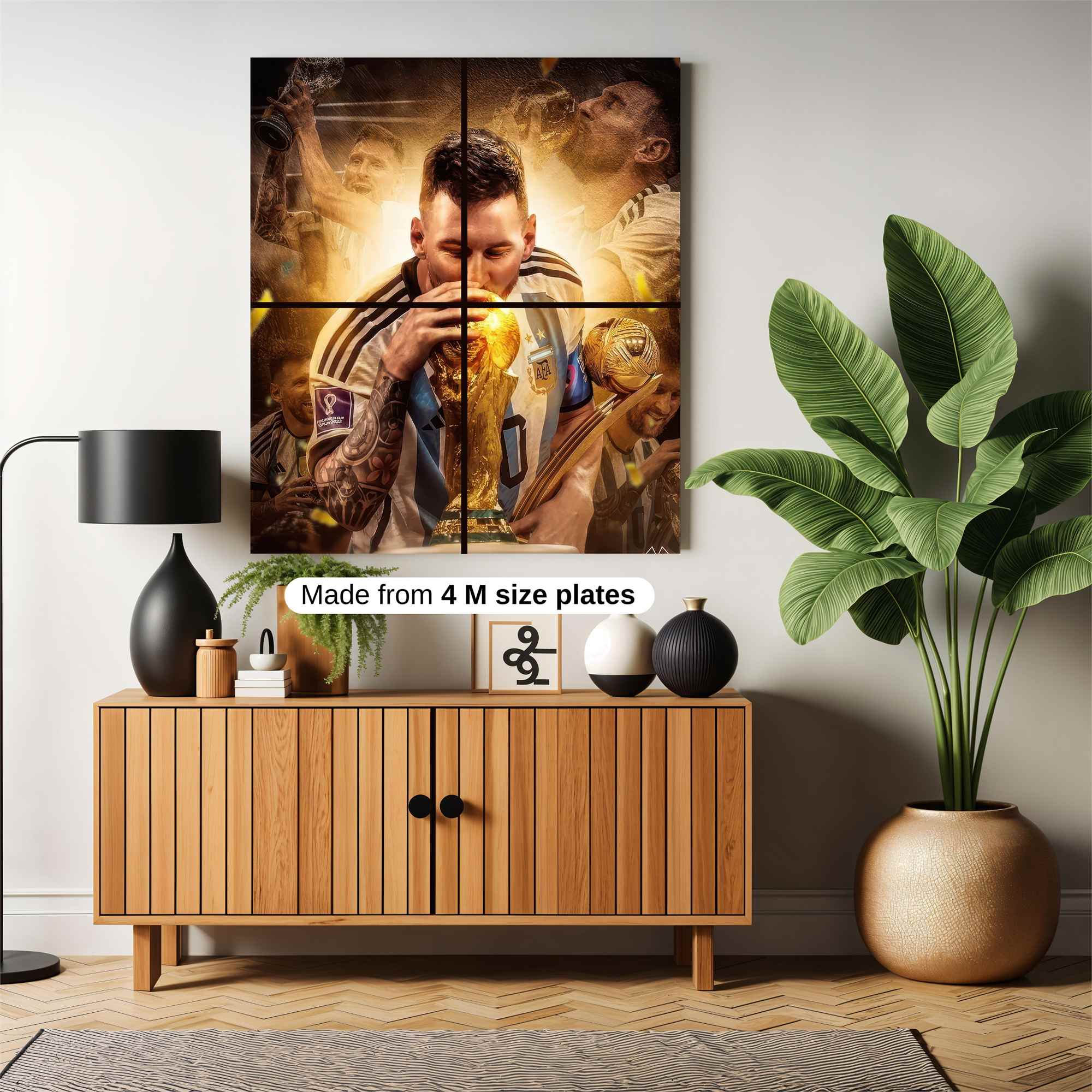 Messi Triumphant Safe Wall Magnetic / M