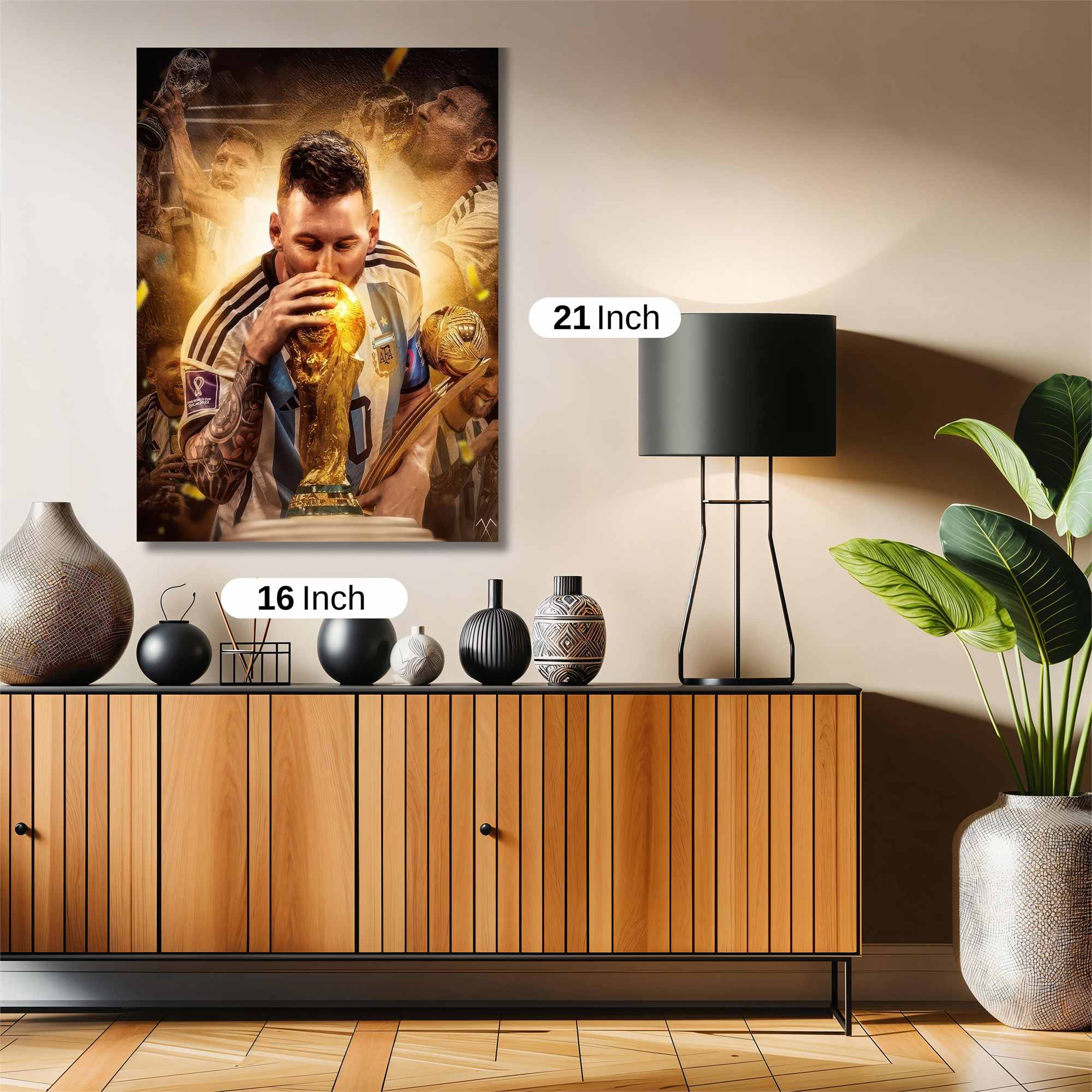 Messi Triumphant Safe Wall Magnetic / M