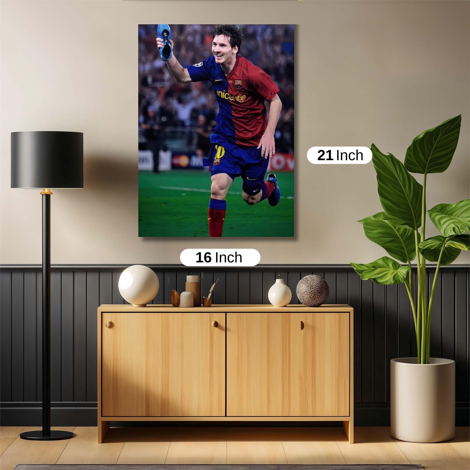 Messi Triumphant Safe Wall Magnetic / M