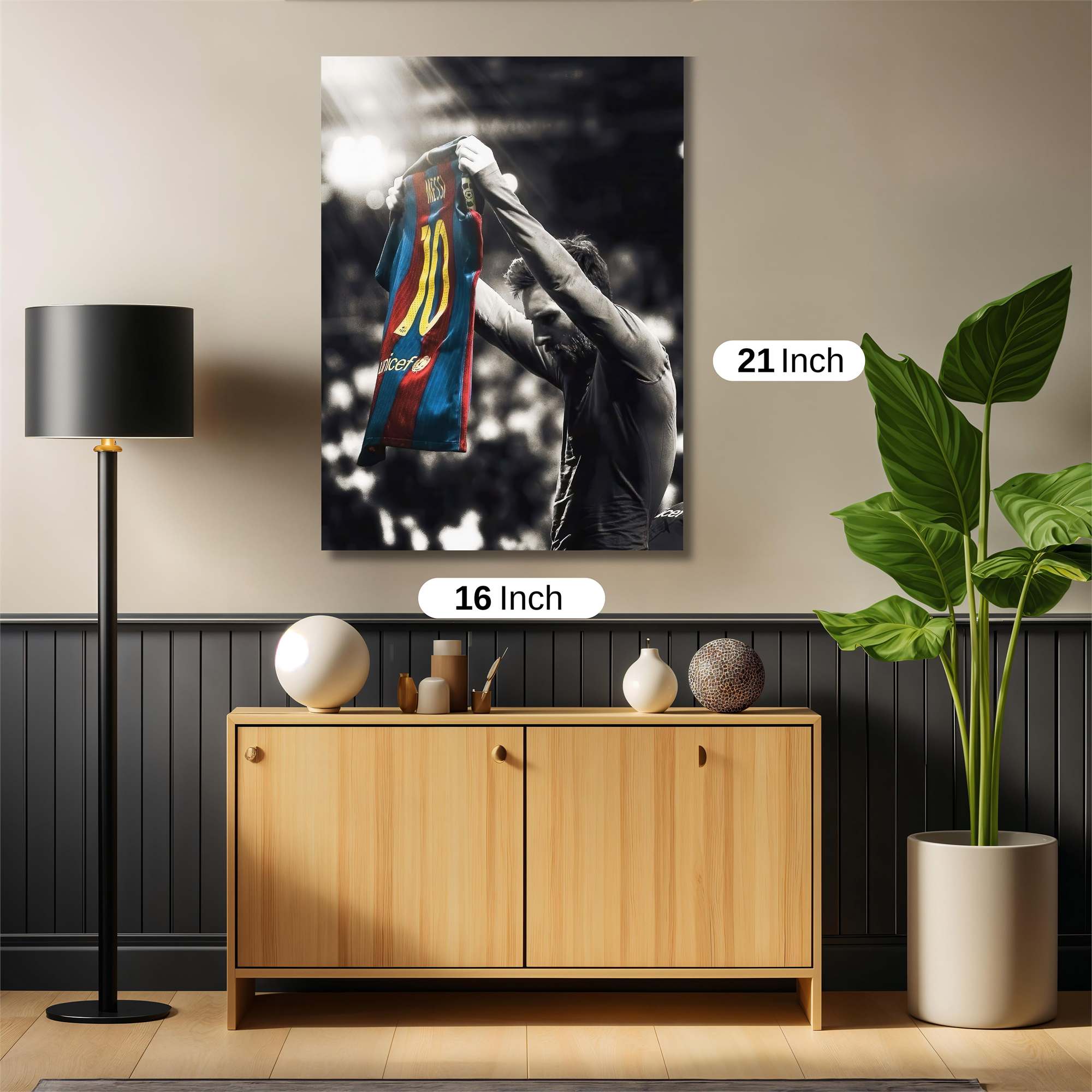 Messi Triumphant Safe Wall Magnetic / M