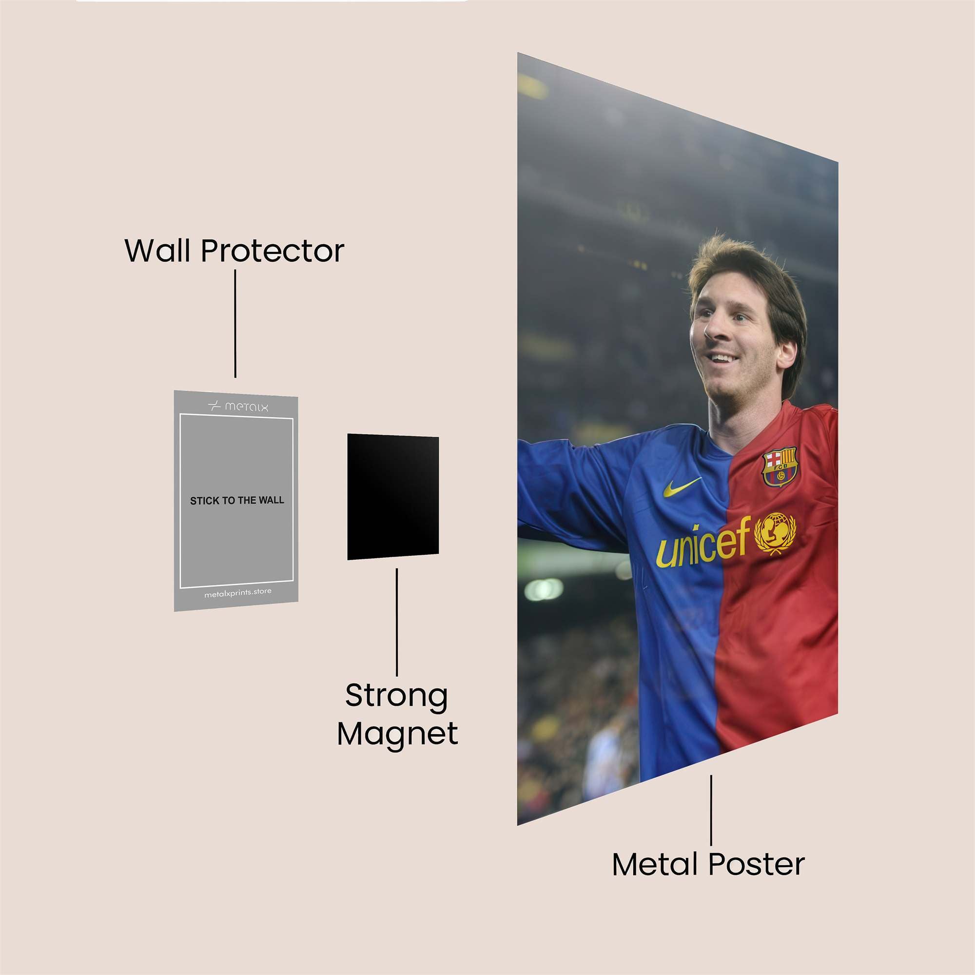 Messi Euphoric Safe Wall Magnetic / M