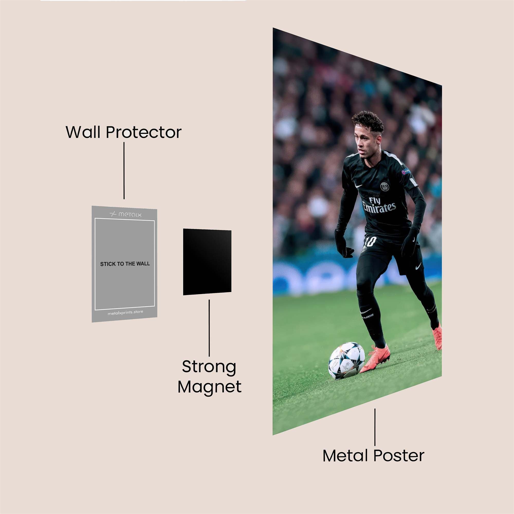 Neymar Nimble Safe Wall Magnetic / M
