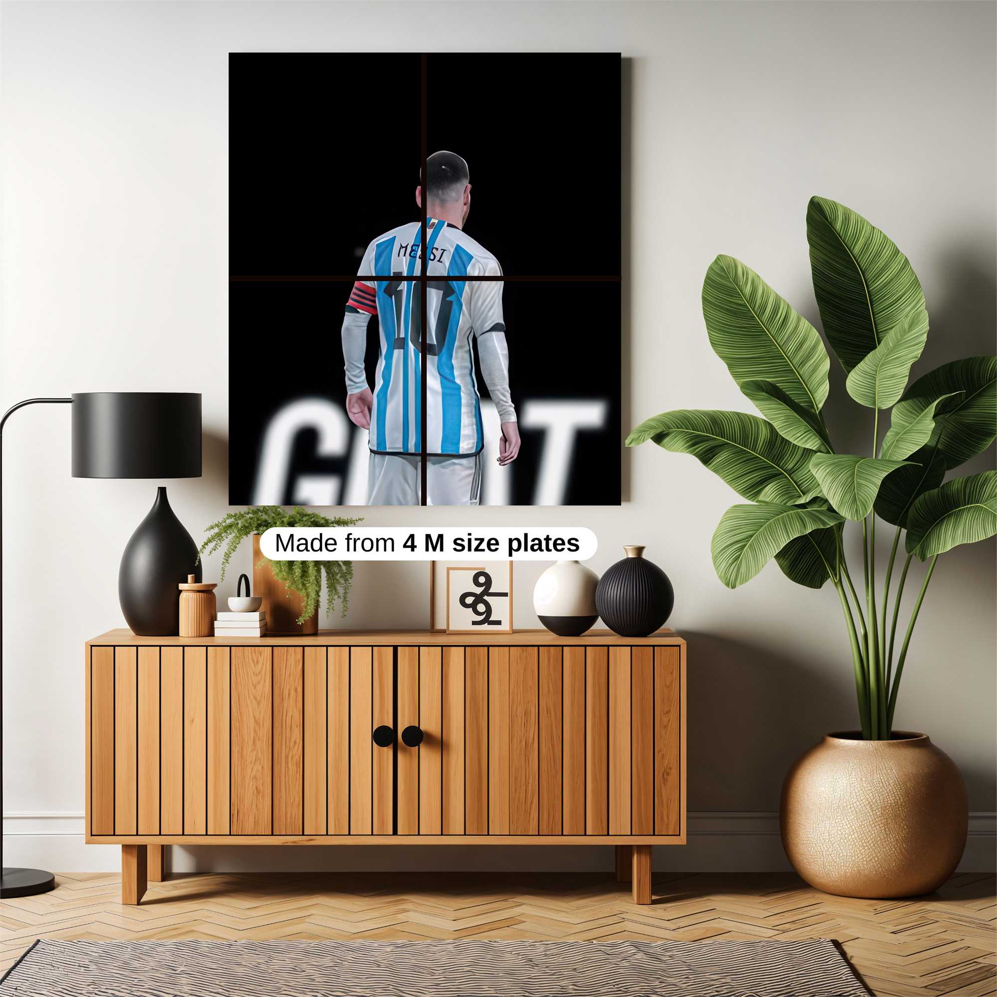 Messi Resolute Safe Wall Magnetic / M