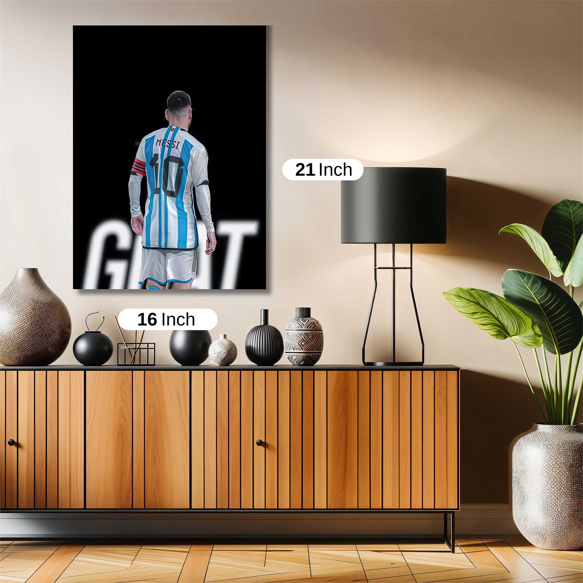Messi Resolute Safe Wall Magnetic / M