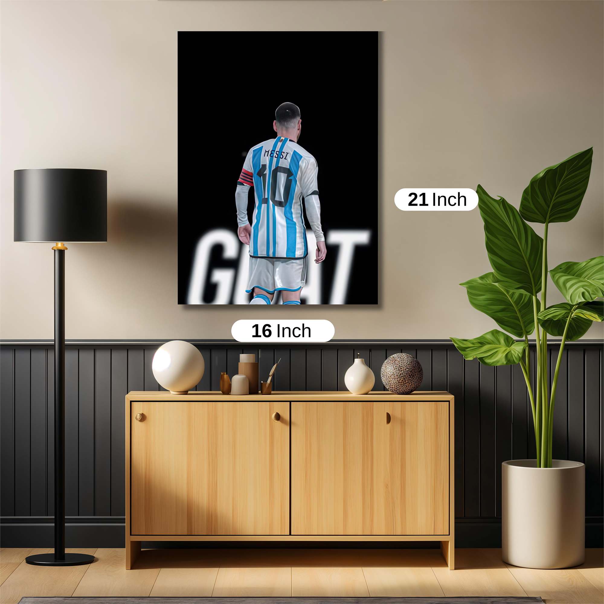 Messi Resolute Safe Wall Magnetic / M