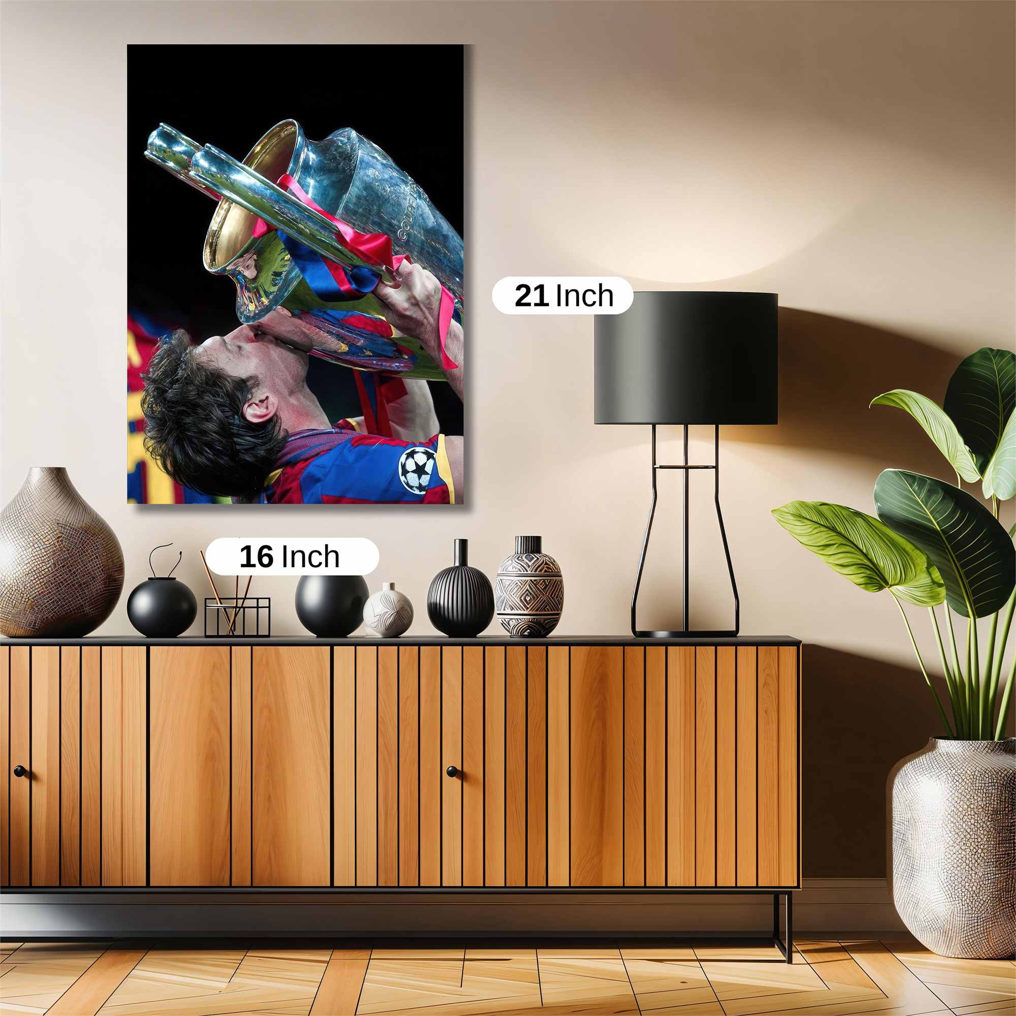 Messi Triumphant Safe Wall Magnetic / M