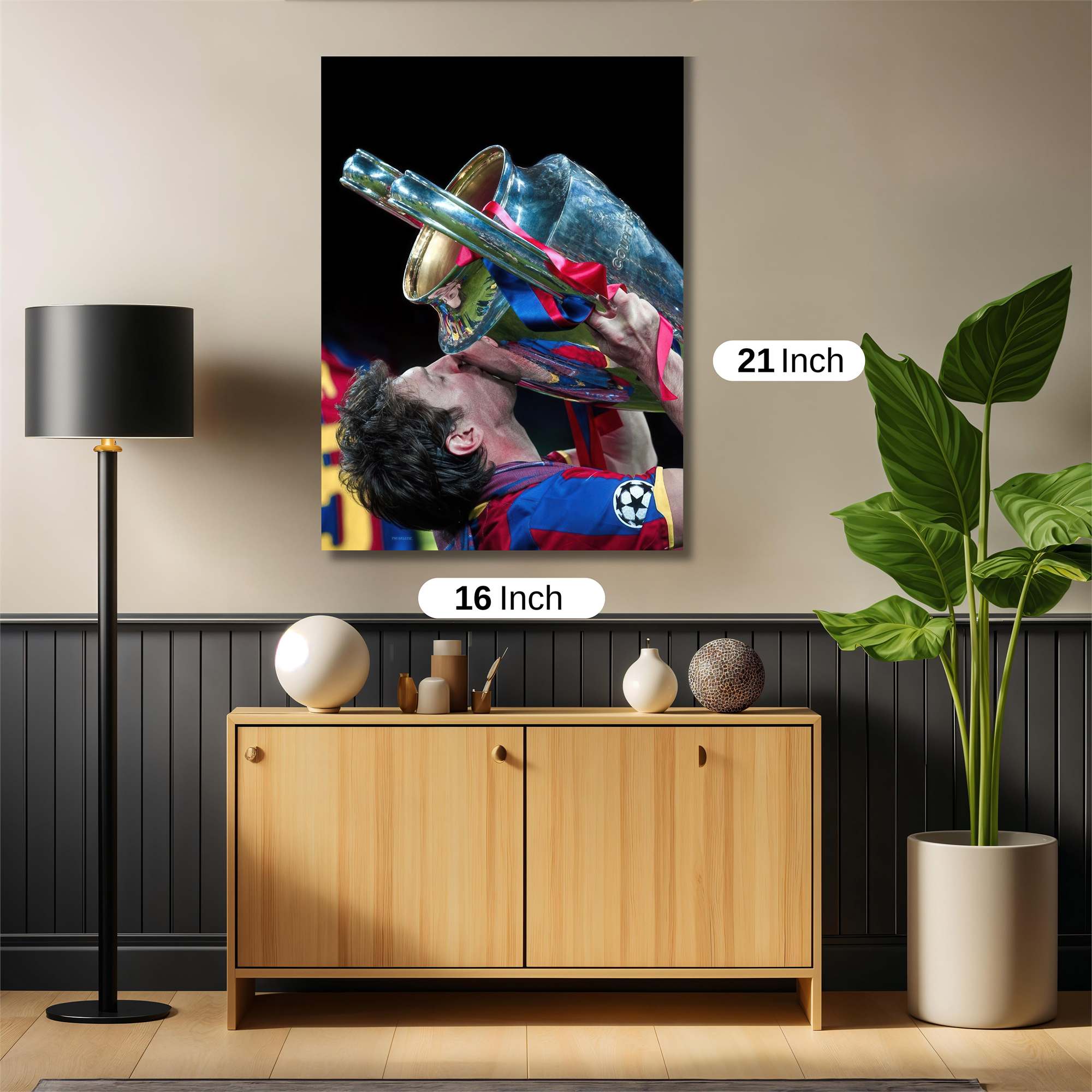 Messi Triumphant Safe Wall Magnetic / M