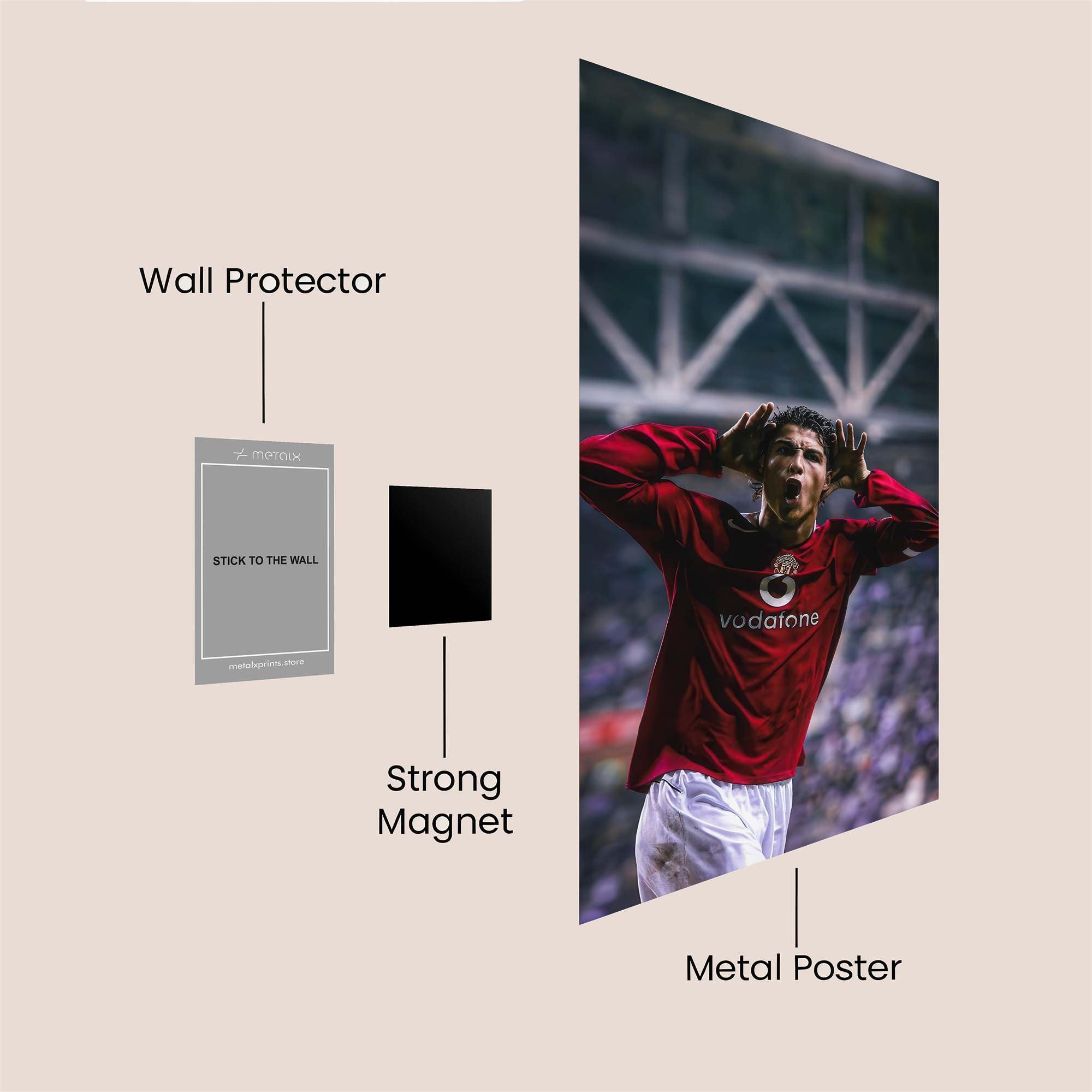Ronaldo Ecstasy Safe Wall Magnetic / M