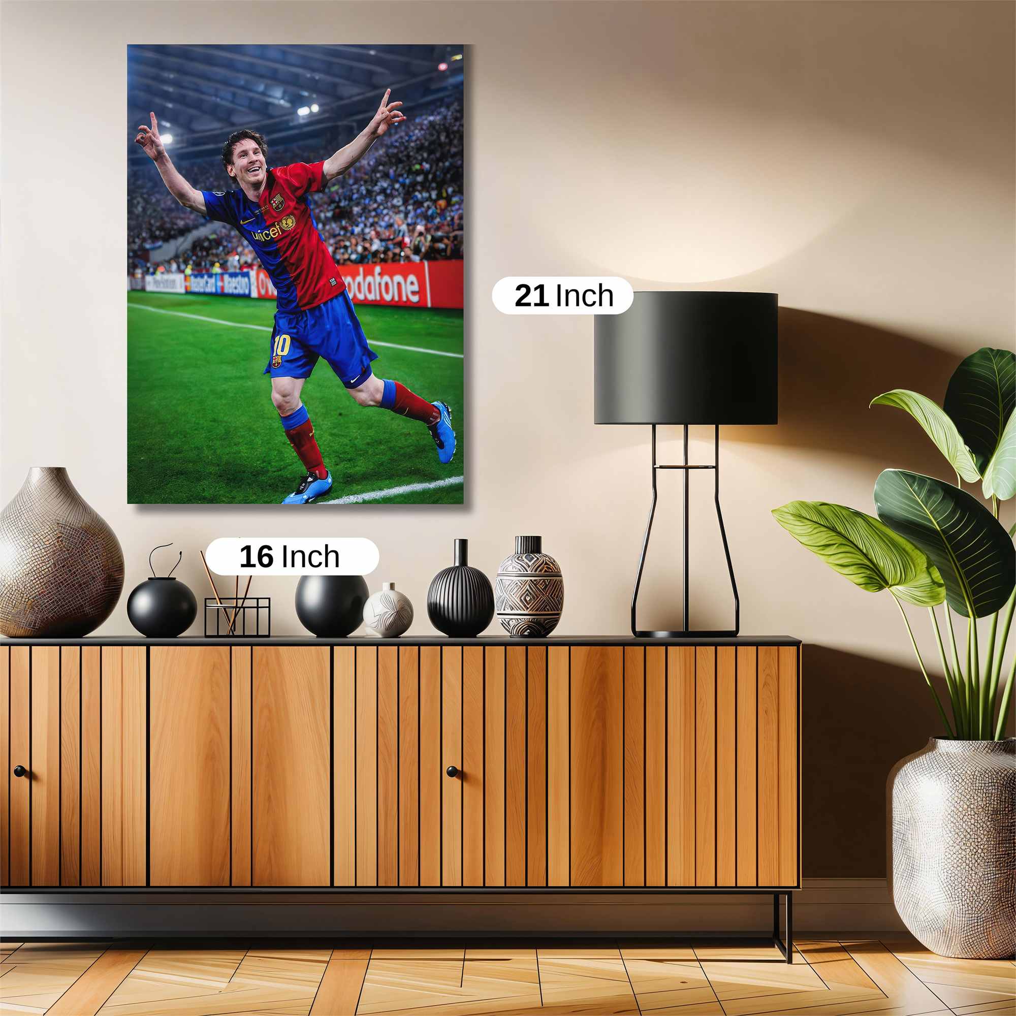 Messi Triumphant Safe Wall Magnetic / M