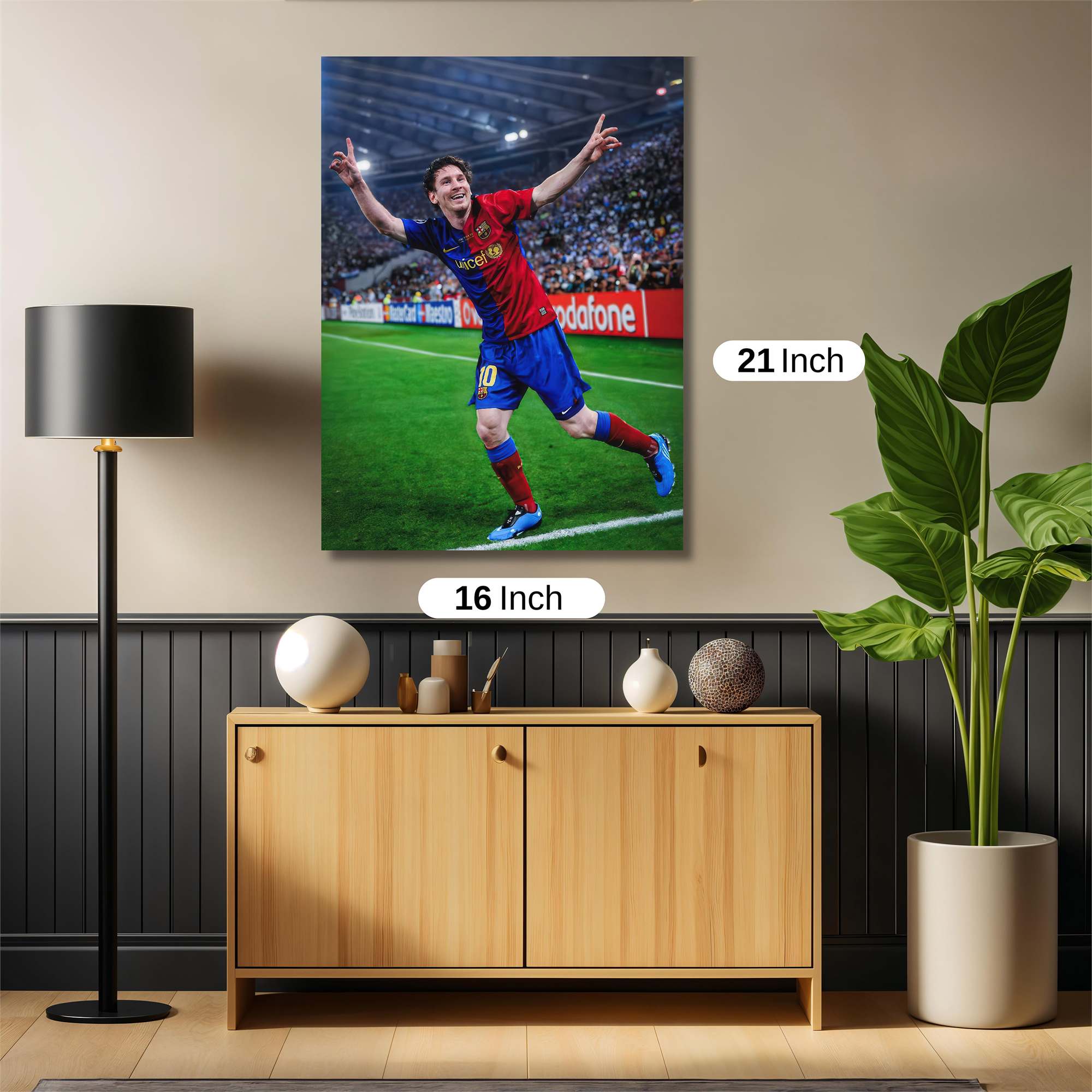 Messi Triumphant Safe Wall Magnetic / M
