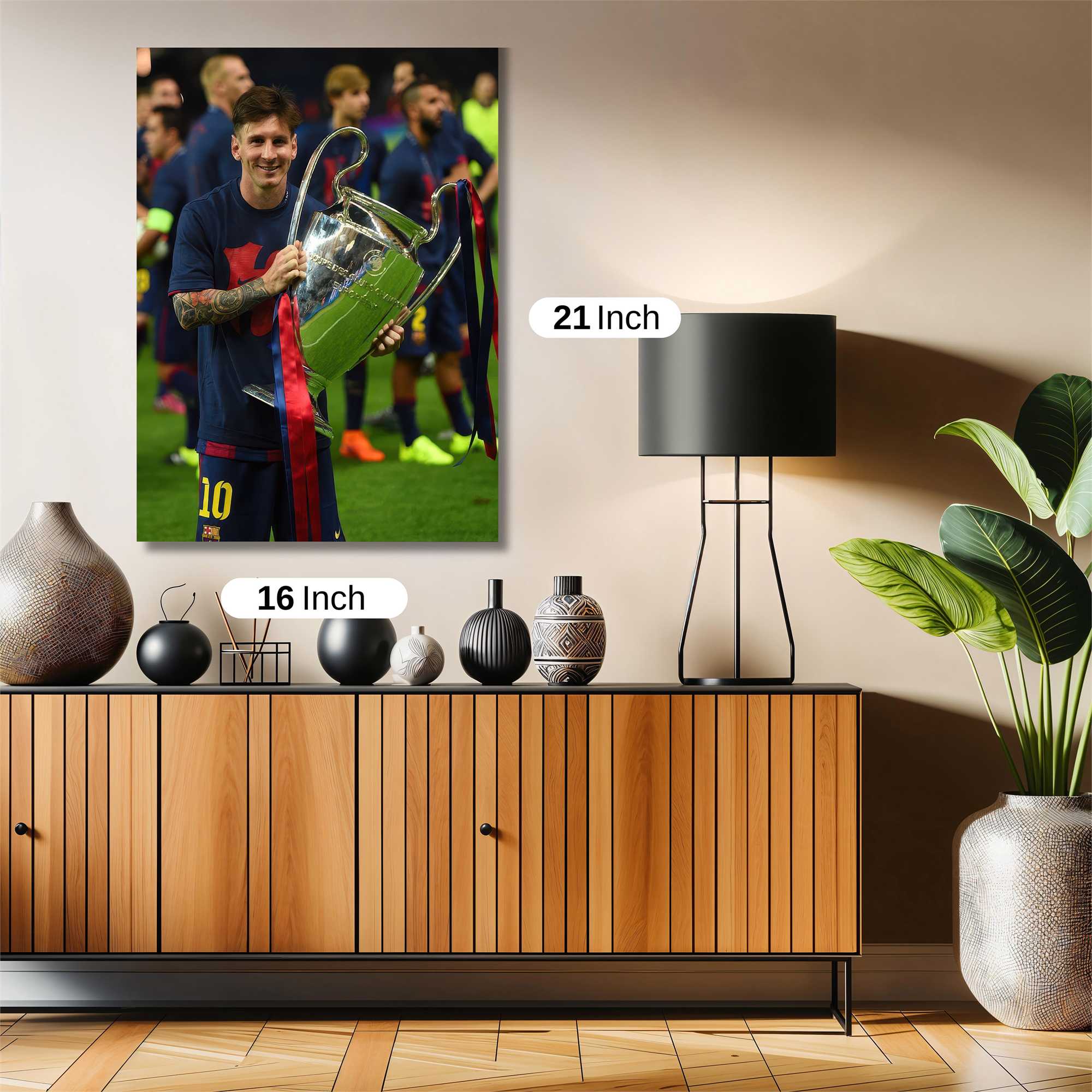 Messi Triumphant Safe Wall Magnetic / M