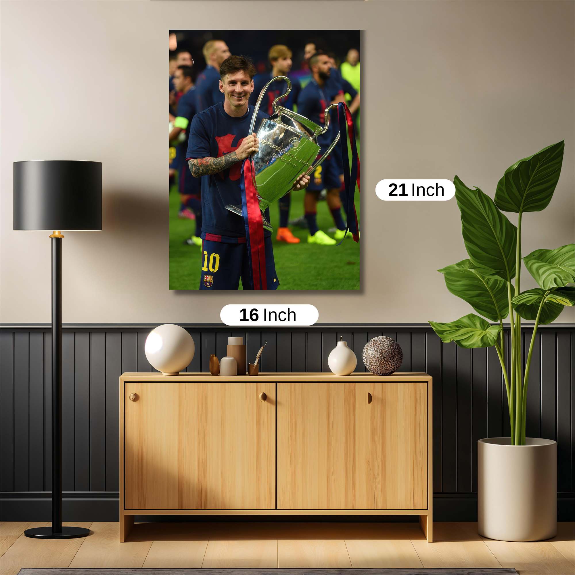 Messi Triumphant Safe Wall Magnetic / M
