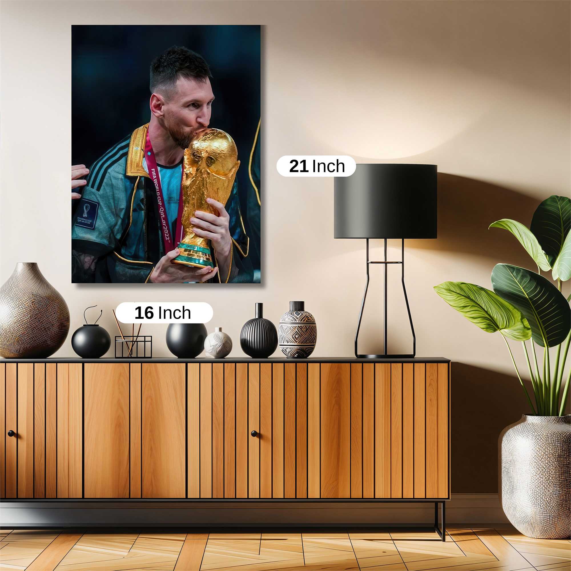 Messi Triumphant Safe Wall Magnetic / M