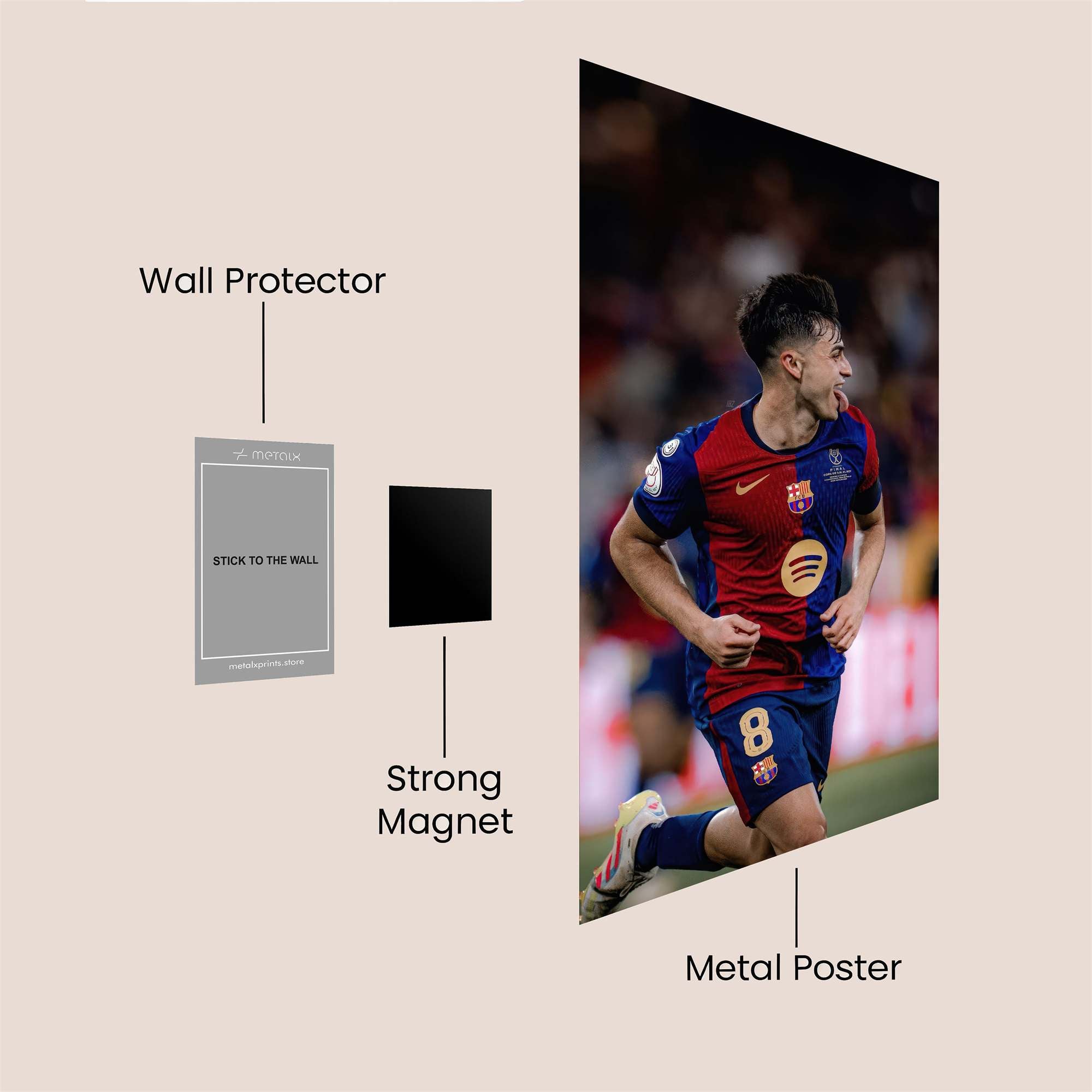 Pedri Ecstasy Safe Wall Magnetic / M