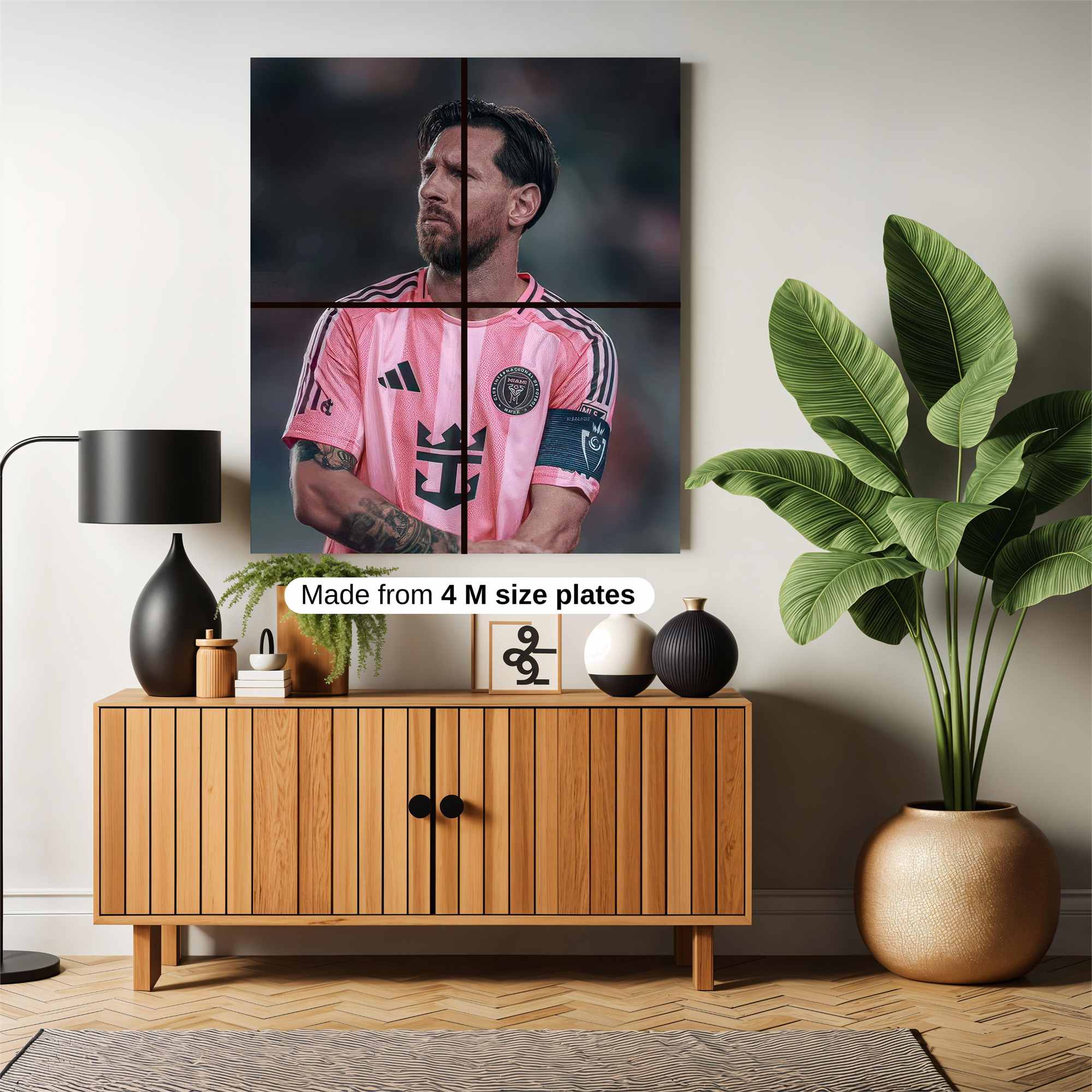Messi Pensive Safe Wall Magnetic / M