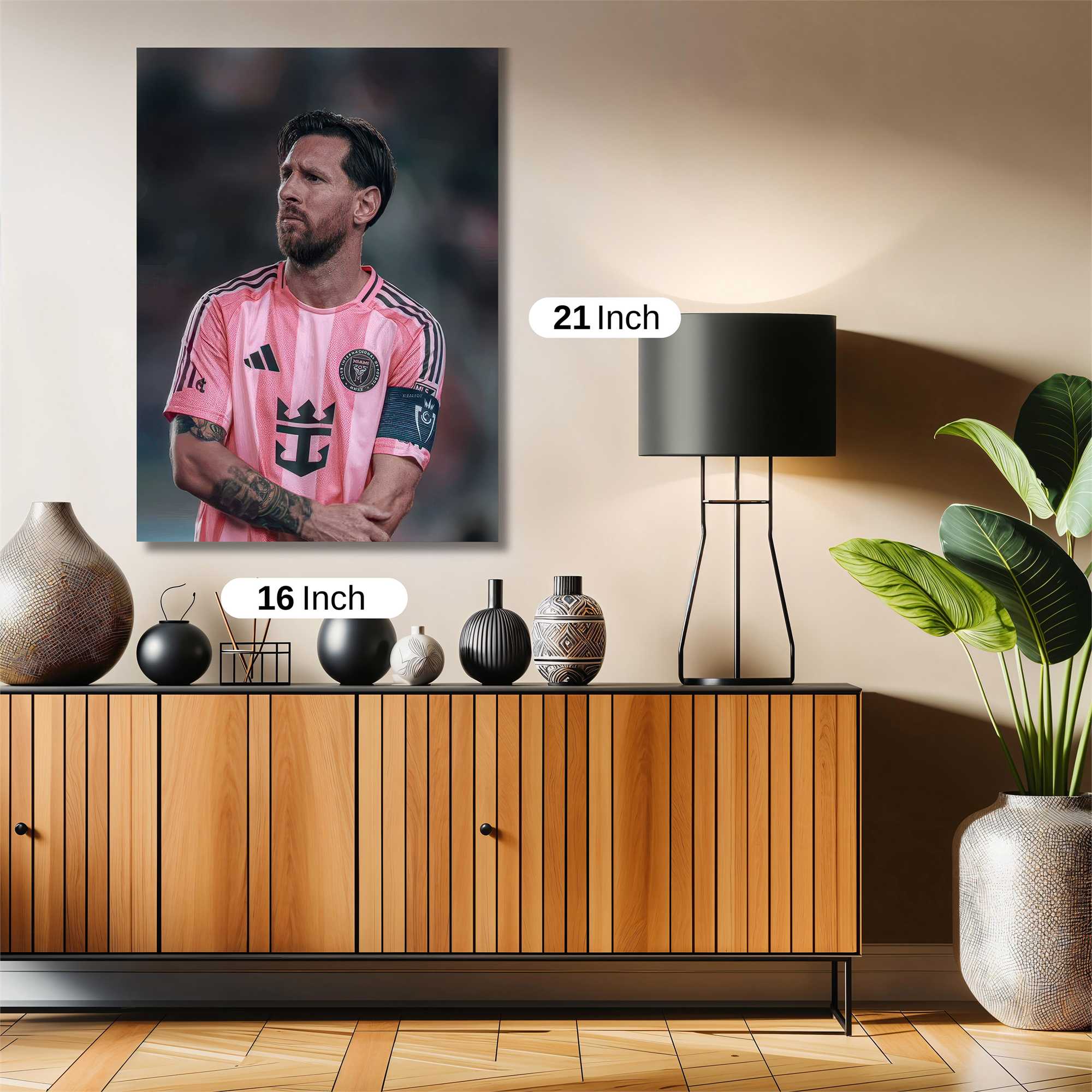Messi Pensive Safe Wall Magnetic / M
